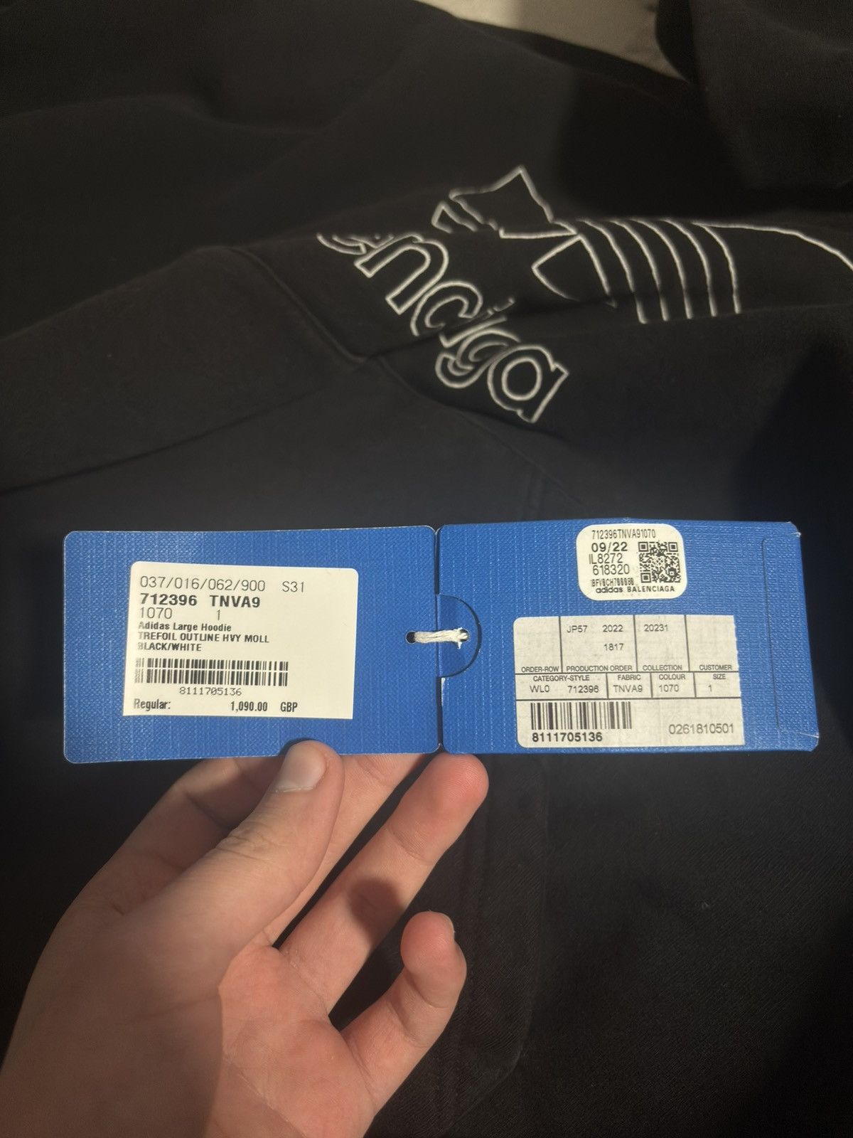 Balenciaga Balenciaga Adidas Hoodie Size US M / EU 48-50 / 2 - 2 Thumbnail