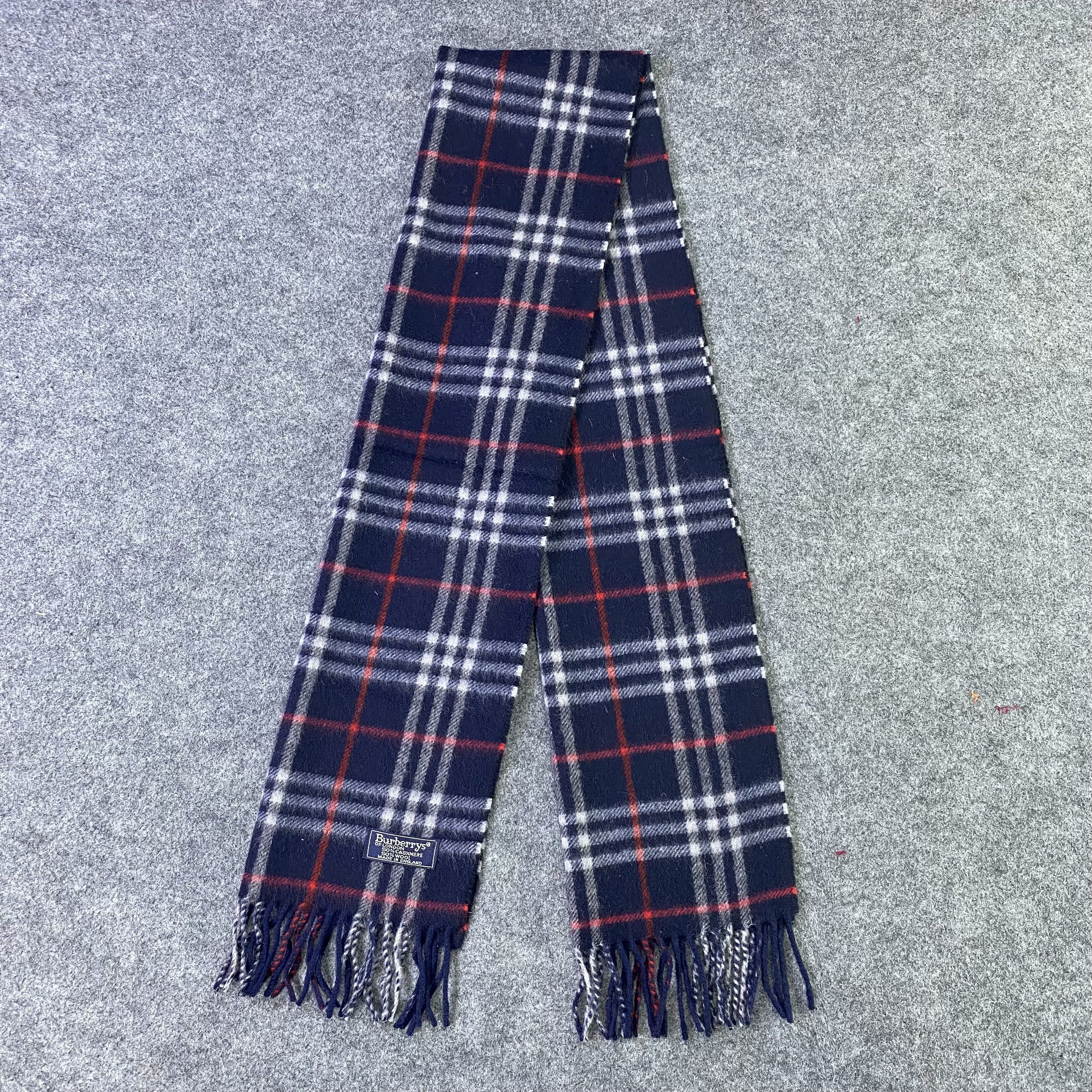 Burberry × Vintage BURBERRY Scarf / Muffler / Neckwear -T822 Size ONE SIZE - 4 Thumbnail