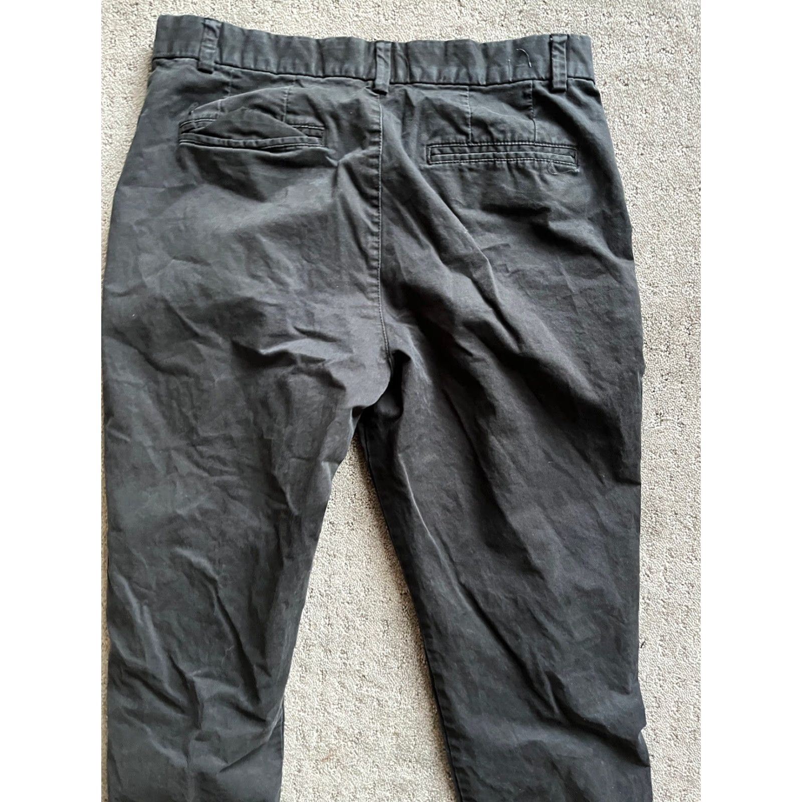 Denim & Co. Denim & Co. Stretch Chino Pants Men's Size W34xL30 Black Slim Fit Flat Front Casual Workwear Size US 34 / EU 50 - 4 Thumbnail