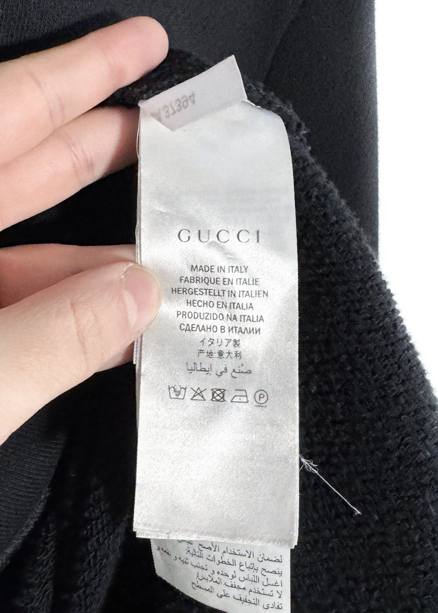 Gucci Gucci "Fake Logo" GG Black Oversized Hoodie Size US XS / EU 42 / 0 - 9 Thumbnail