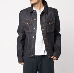 Nudie Jeans Tryggve Organic Cotton Heavy Coated Denim Shirt Jacket