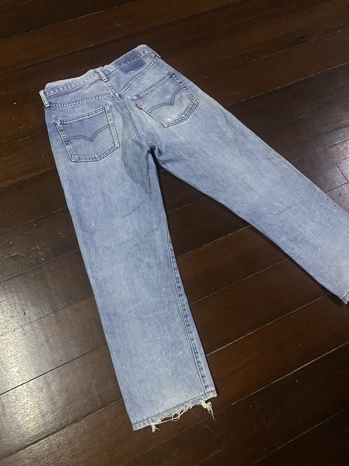 Levi's Vintage 90s levis BIG E LVC distressed selvedge denim Size 30" / US 8 / IT 44 - 14 Thumbnail