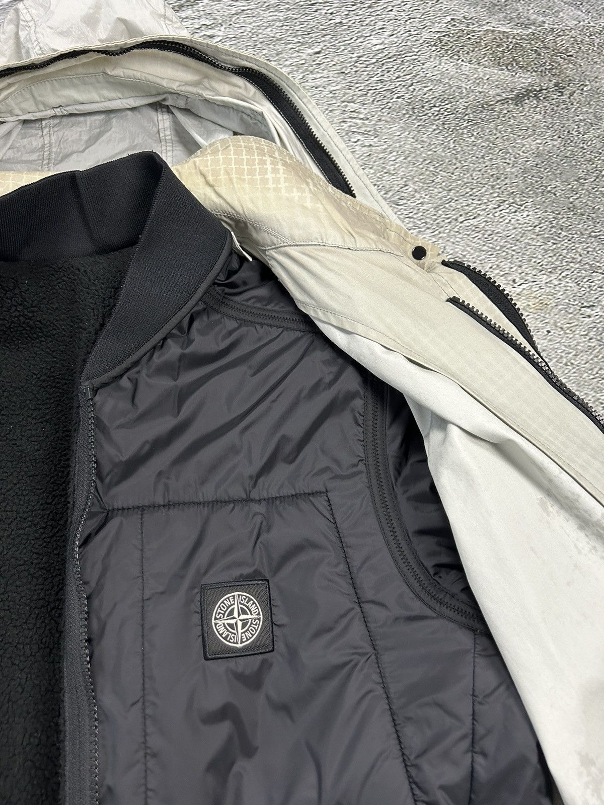 Stone Island Stone Island Ice Jacket SI Check Grid Camo A/W 2017 Size US M / EU 48-50 / 2 - 12 Thumbnail