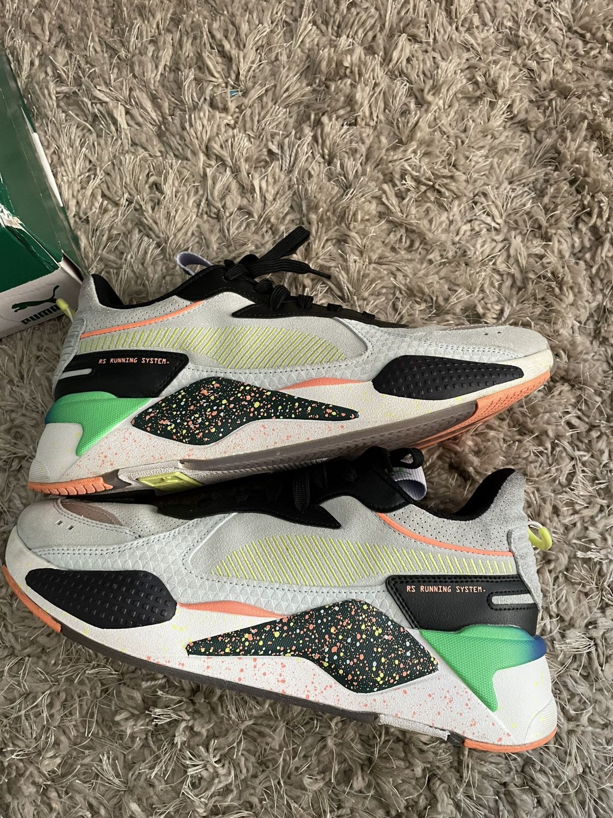 Puma Puma Rs-X FD Fair Aqua Ponderosa Pine Size US 11 / EU 44 - 2 Thumbnail