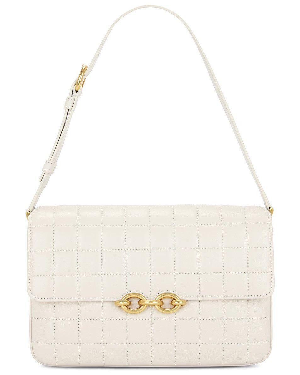 Saint Laurent Paris o1w1db10526 737354 Size: OS / Le Maillon Satchel Bag White Size ONE SIZE - 1 Thumbnail
