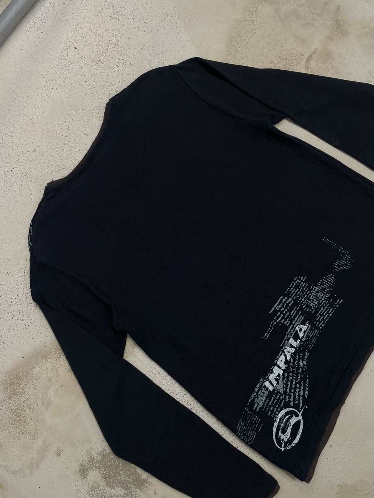 Japanese Brand Impala Studded Layer Y2K Emo Wording Bondage Gothic Style Size US M / EU 48-50 / 2 - 9 Thumbnail