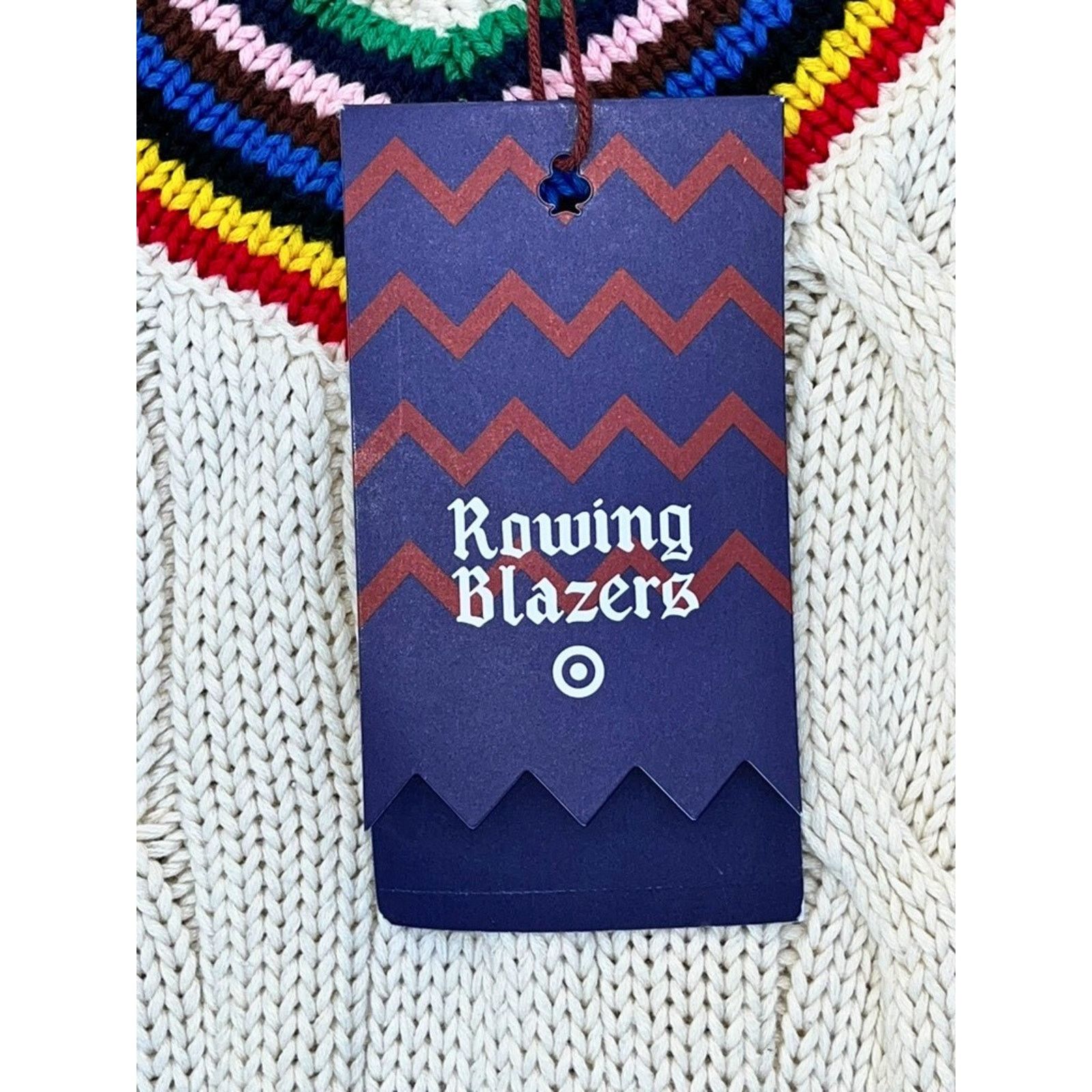Rowing Blazers Rowing Blazers x Target Croquet Stripe Cable Knit Sweater XS Size XS / US 0-2 / IT 36-38 - 9 Thumbnail