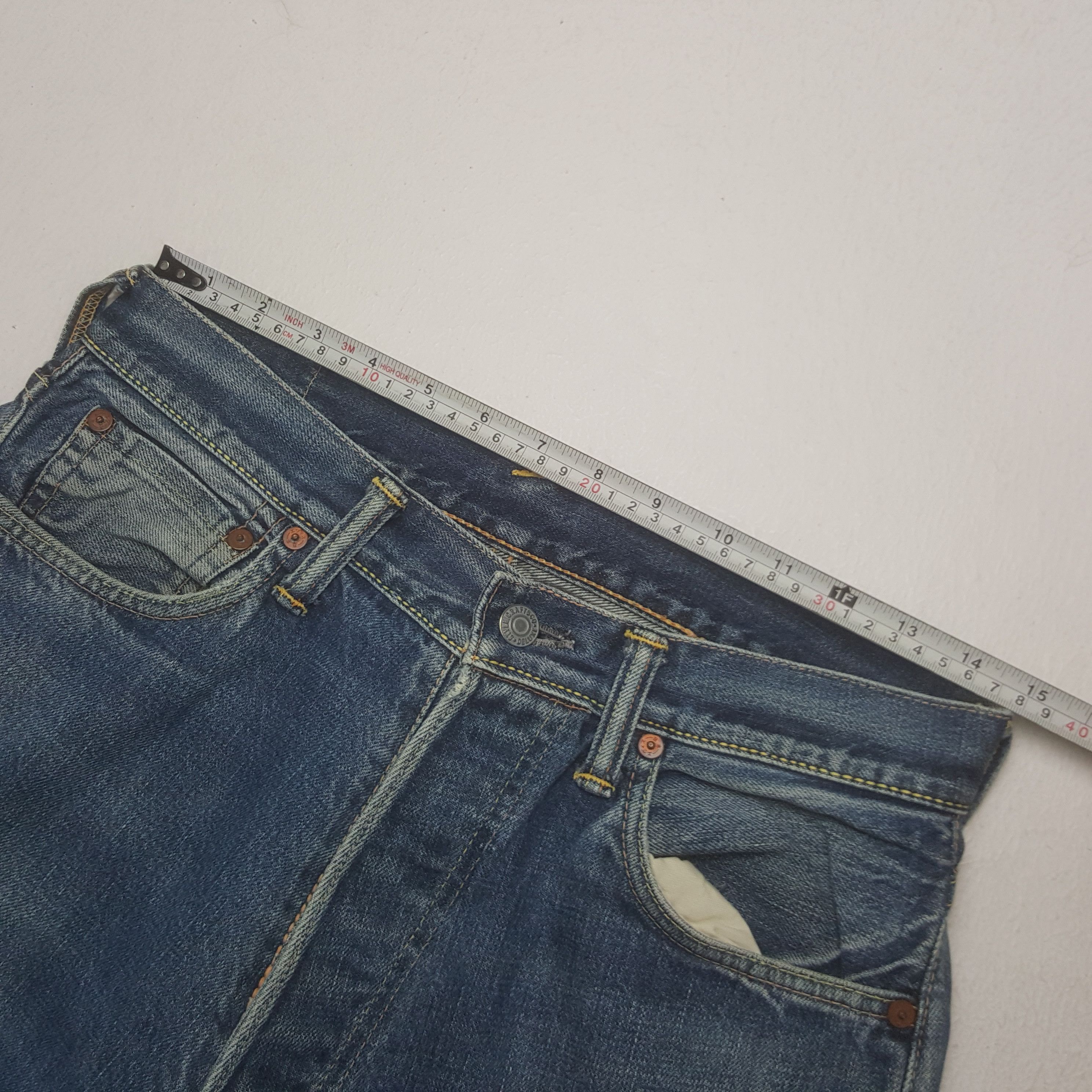 Evisu × Japanese Brand × Vintage Vintage Evisu Japanese Brand Daicock Custom Art Denim Jeans Size US 29 - 9 Thumbnail