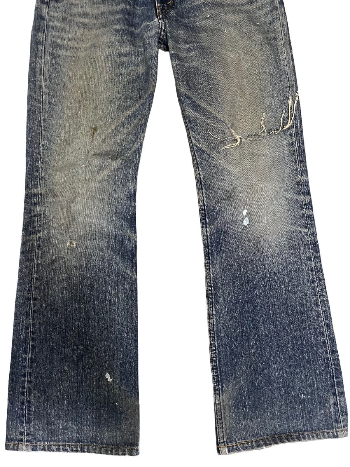 Levi's Vintage Levis Flare 517 MudWash Distressed Style Denim Size US 31 - 4 Thumbnail