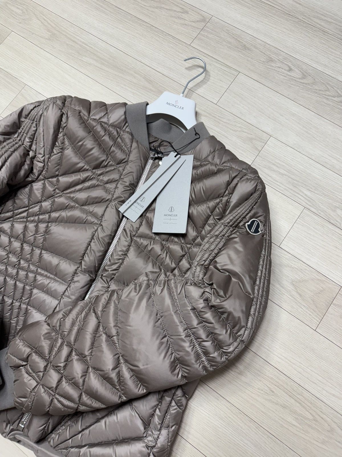 Moncler Genius Moncler x Rick owens - megapenta flight down bomber jacket Size US L / EU 52-54 / 3 - 4 Thumbnail
