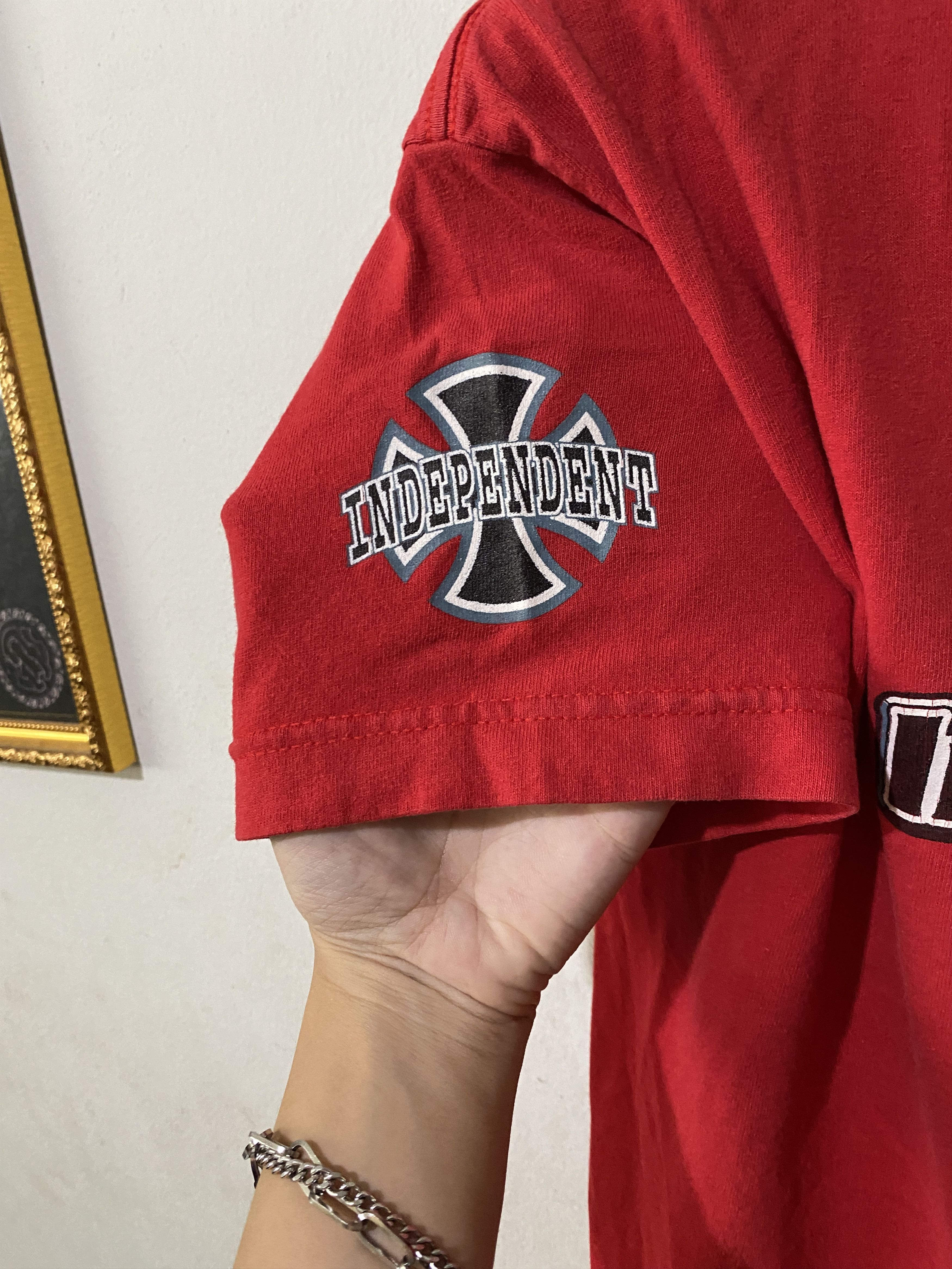 Independent Truck Co. Vintage 90s Independent Skateboard Shirt Size US XXS / EU 40 - 5 Thumbnail