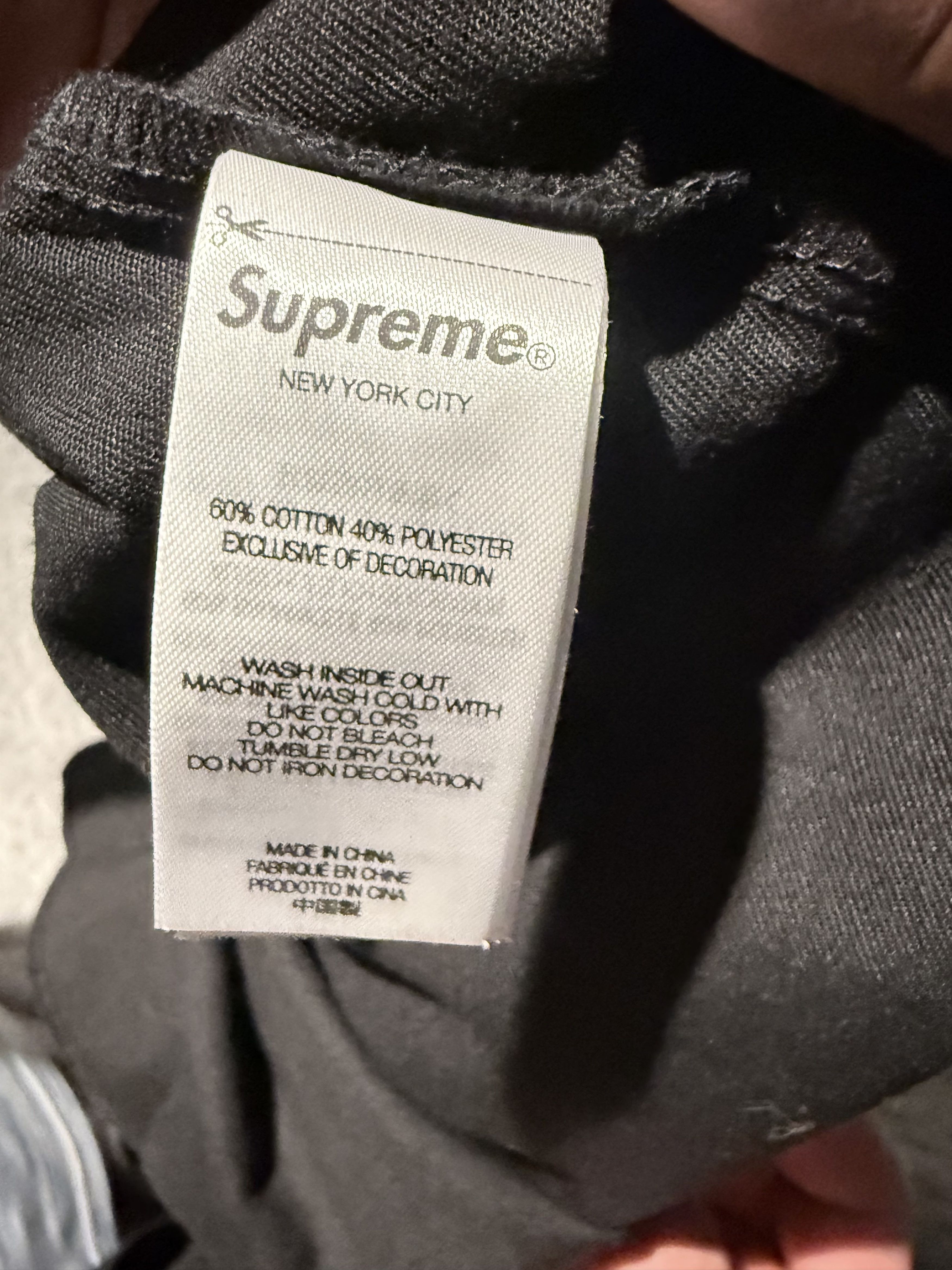 Supreme Supreme 1800-SUPREME Short Sleeve Work Shirt Black (Large) Size US L / EU 52-54 / 3 - 5 Thumbnail