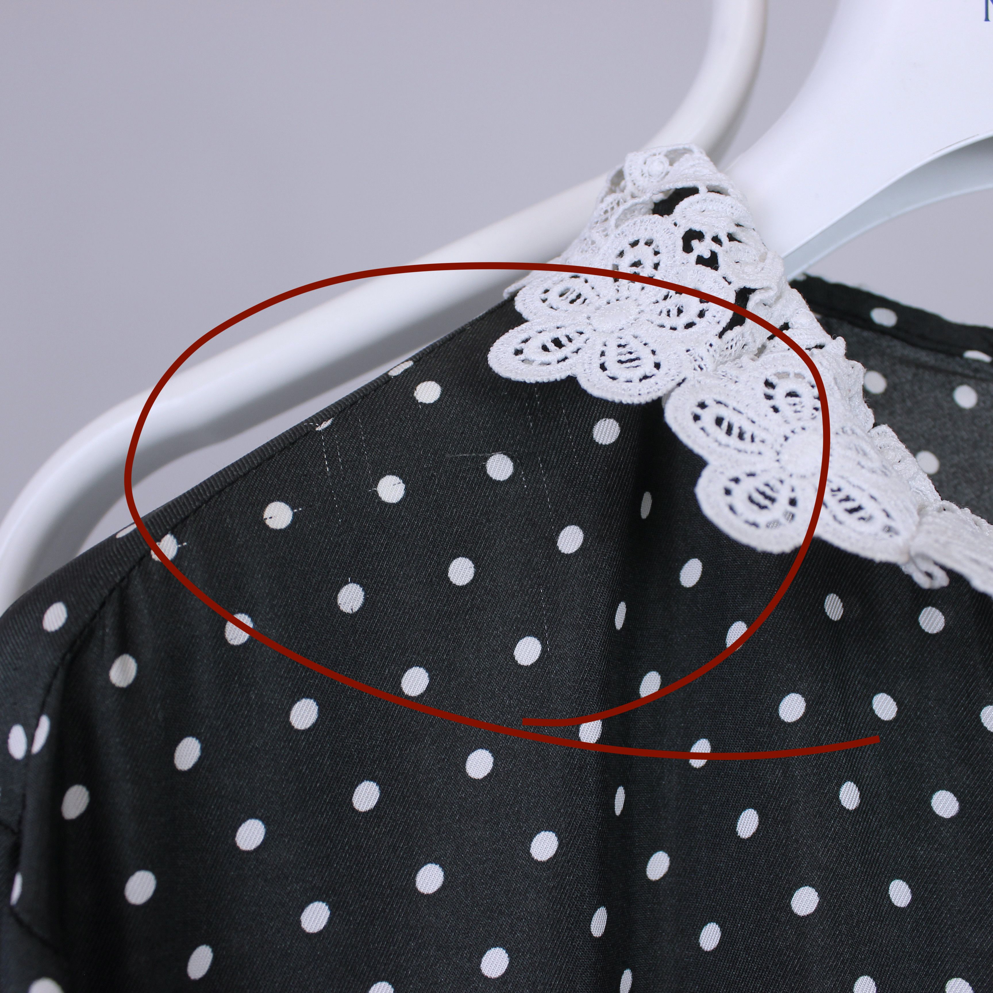 Sandro SANDRO Lace trim and polka-dot mini dress SIZE FR 36 Size XS / US 0-2 / IT 36-38 - 20 Thumbnail