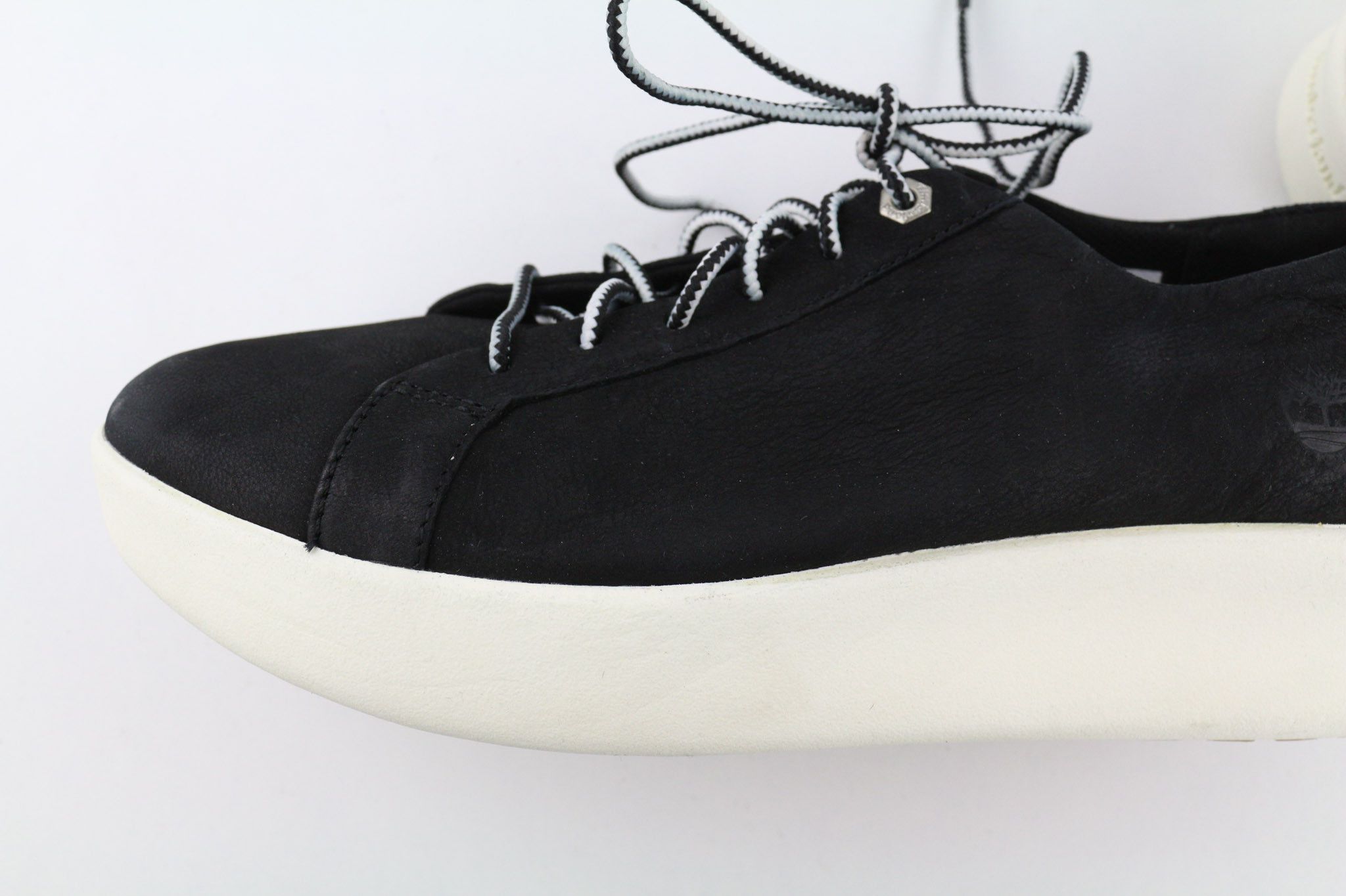 Timberland A1ST6 UK5 Black Leather Low Green Stride Sneakers 79965 Size US 5.5 / IT 35.5 - 12 Thumbnail