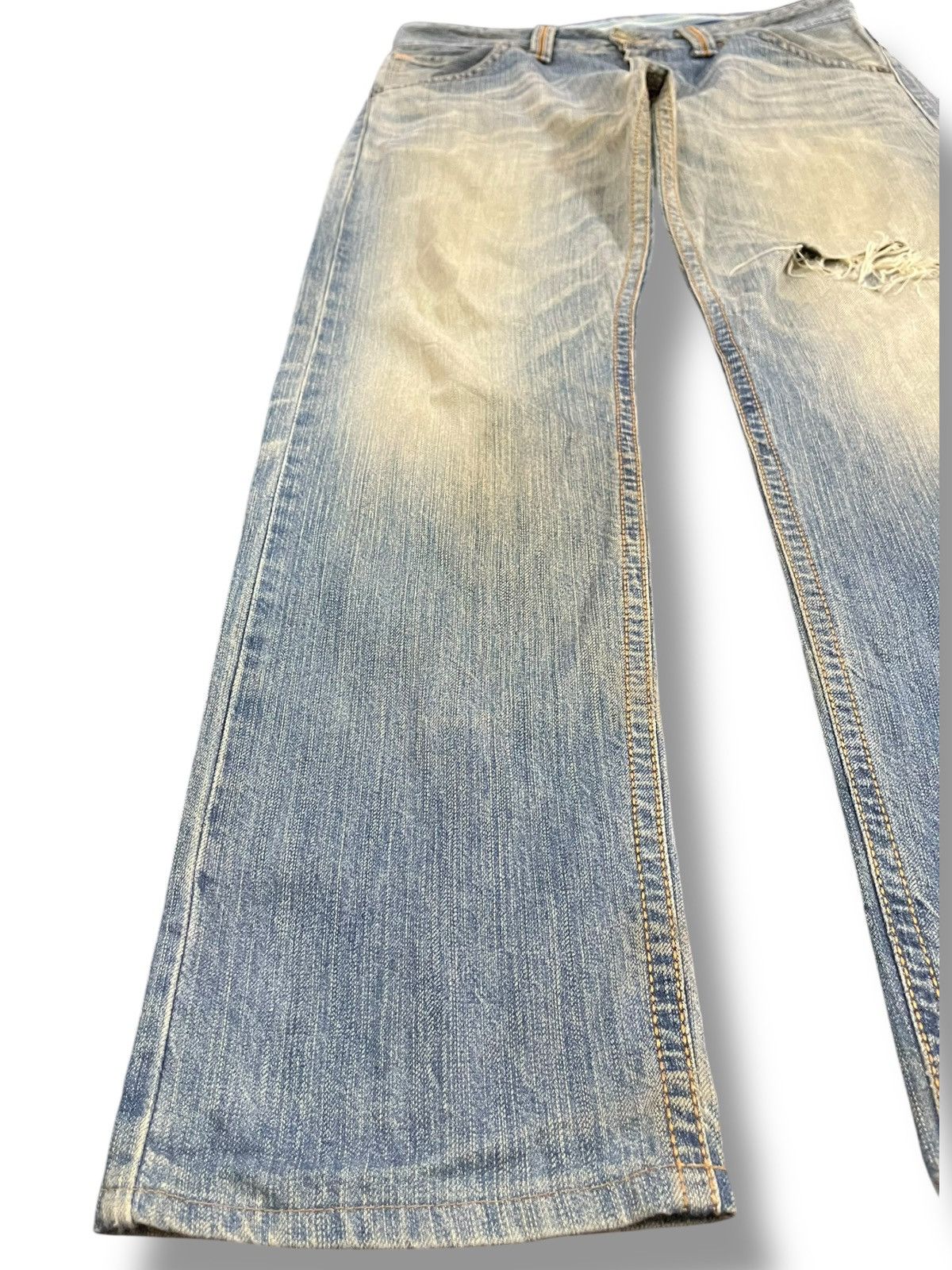 Edwin Vintage Edwin 463 XVS Mudwash Distressed Denim Size US 35 - 4 Thumbnail