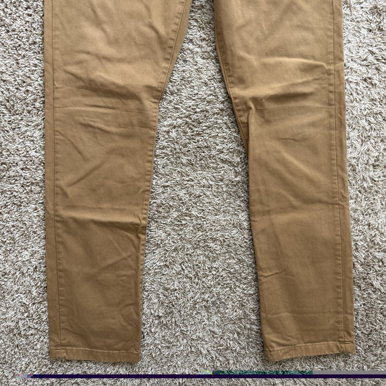 Taylor Stitch Taylor Stitch Democratic Khaki Brown Chino Pants Tan Cotton Size US 33 - 7 Thumbnail