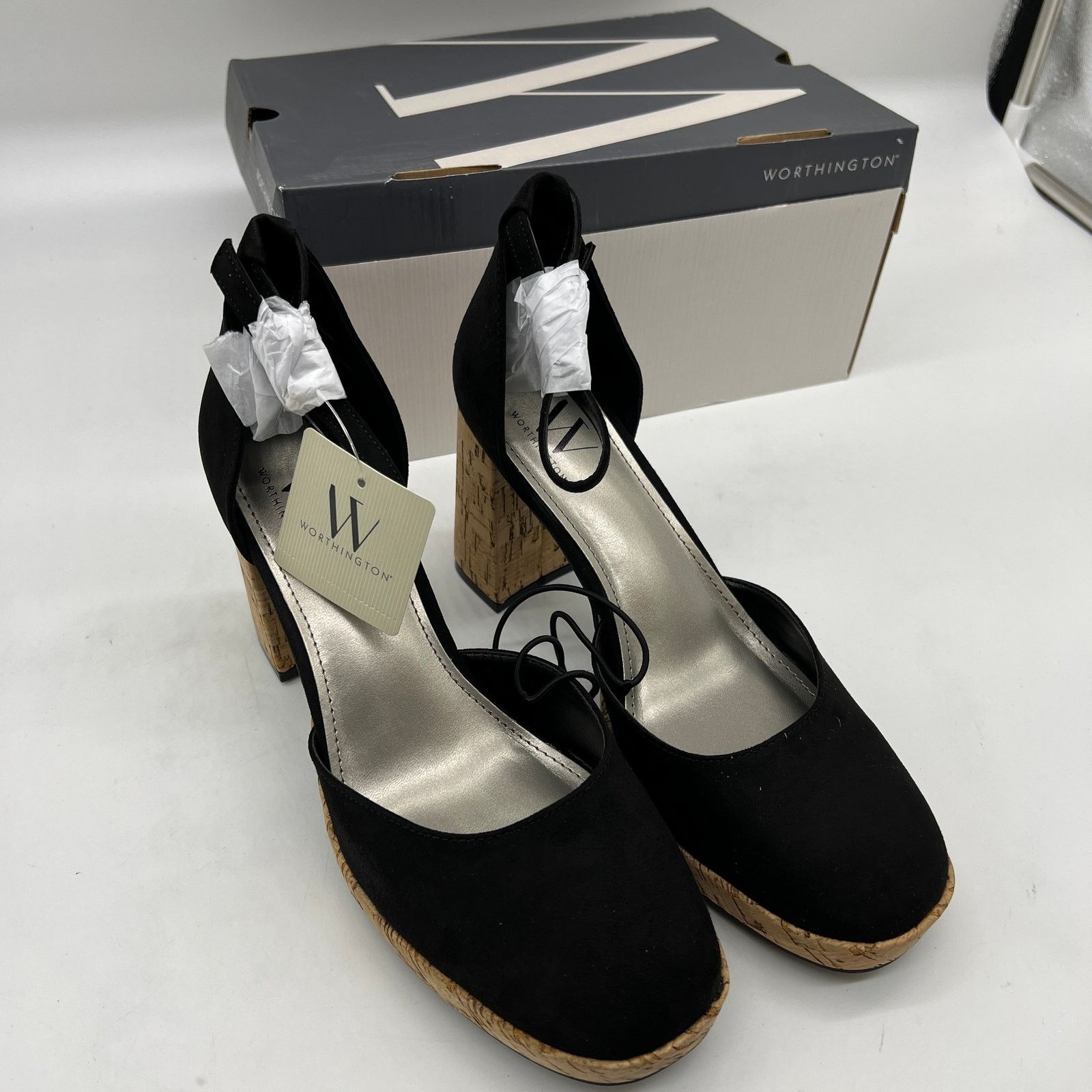 Other Worthington Womens Panama Block Heel Pumps 7.5 Size US 7.5 / IT 37.5 - 2 Thumbnail