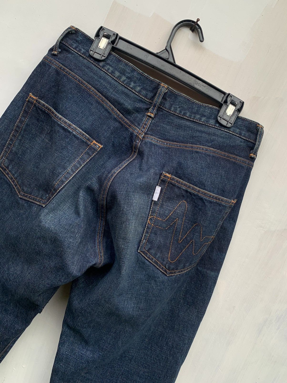 WHIZ LIMITED Japanese brand Whiz limited ripped selvedge denim if six lgb Size US 32 / EU 48 - 6 Thumbnail