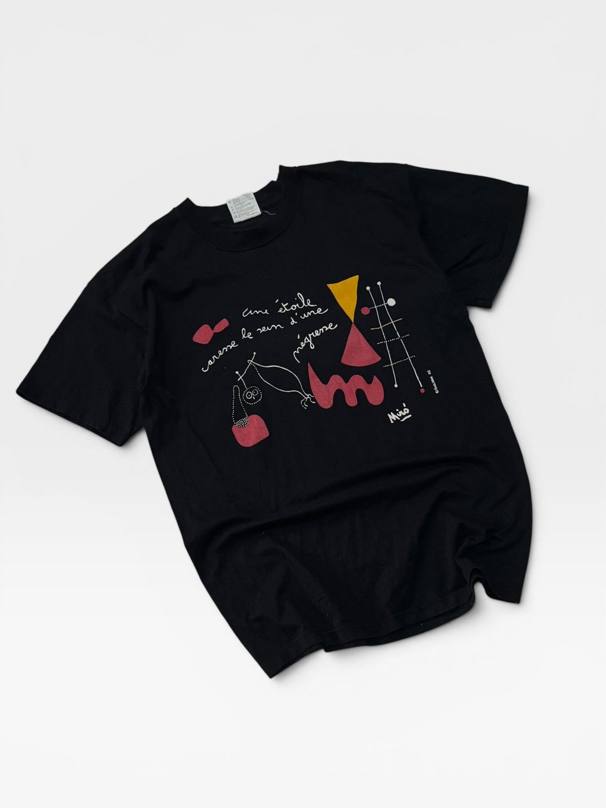 Vintage Vintage 2002 Joan Miró Art Graphic T-Shirt Size US L / EU 52-54 / 3 - 5 Thumbnail