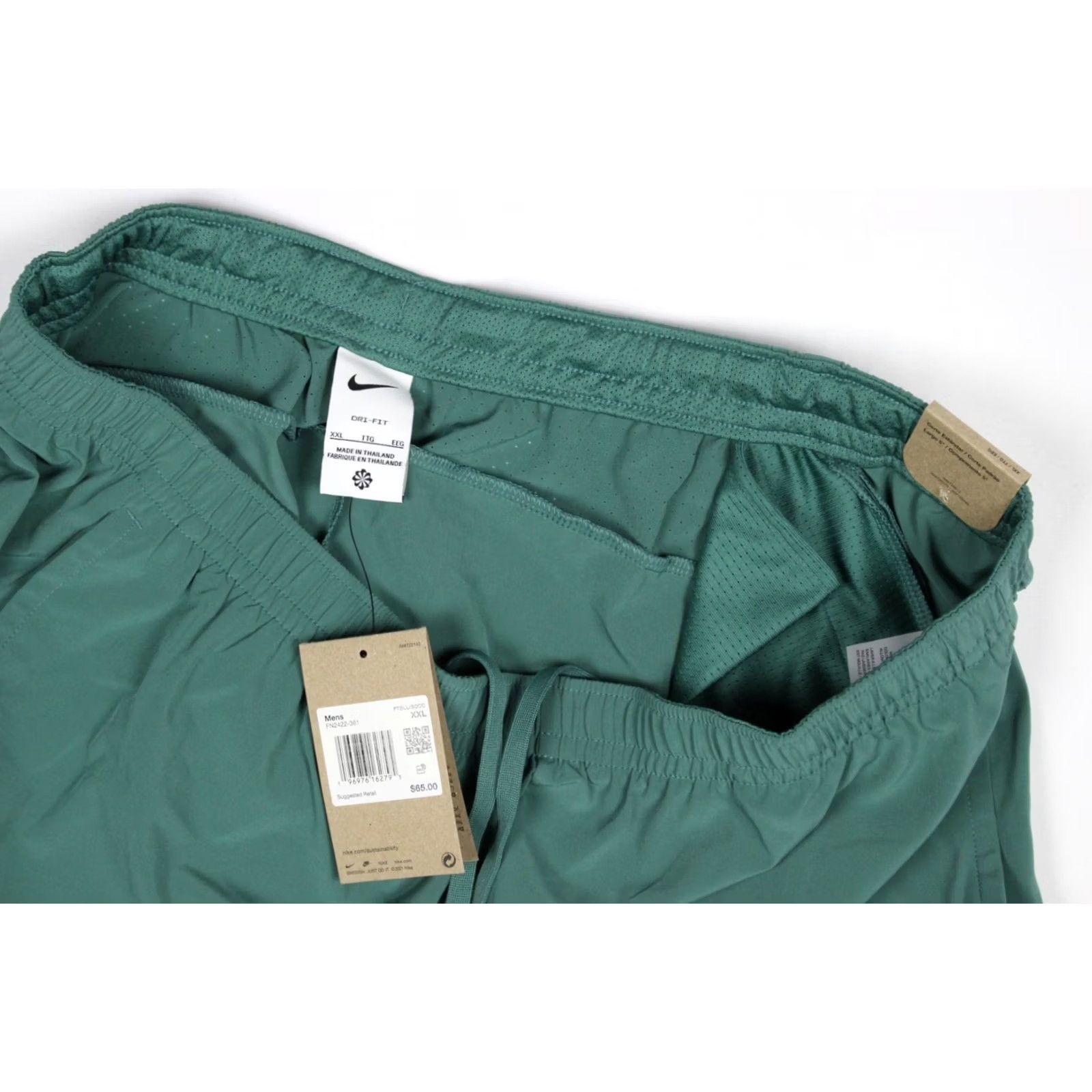 Nike Nike Culture of Football Men’s 5" Dri-FIT Soccer Shorts XXL Green FN2422 36 Size US 39 - 4 Thumbnail
