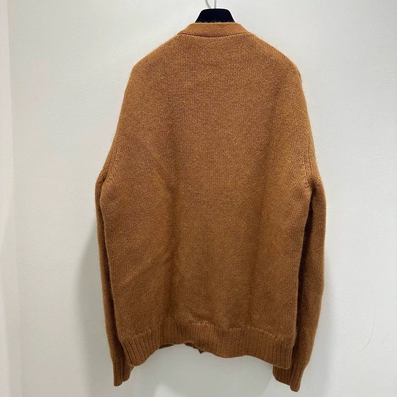 Gucci Gucci Coffee-colored knitted inner full-print cardigan jack Size US XL / EU 56 / 4 - 2 Thumbnail