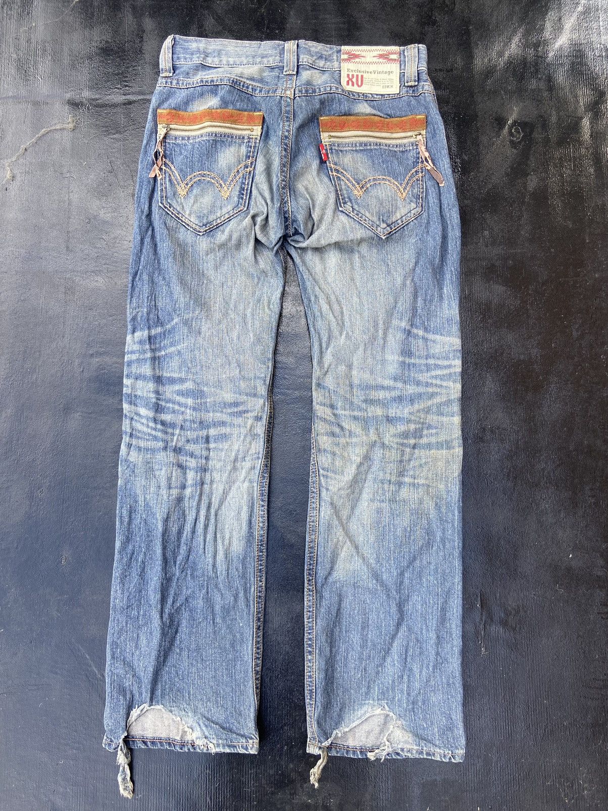 Edwin Vintage Edwin distressed fashion kmrii if six was nine Size US 35 - 5 Thumbnail