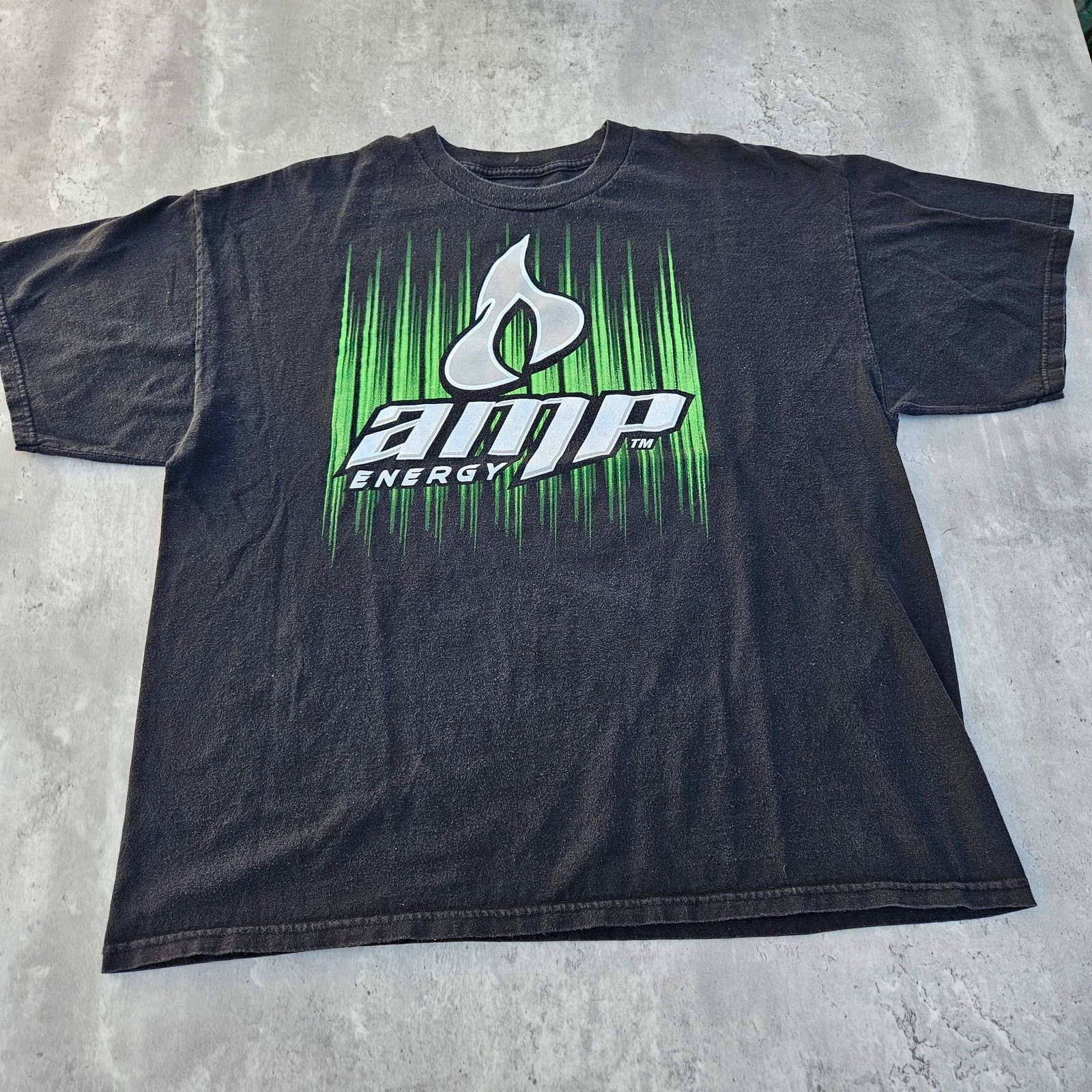 AMP Amp Energy Racing T-Shirt Black Size XL Y2K Size US XL / EU 56 / 4 - 1 Thumbnail
