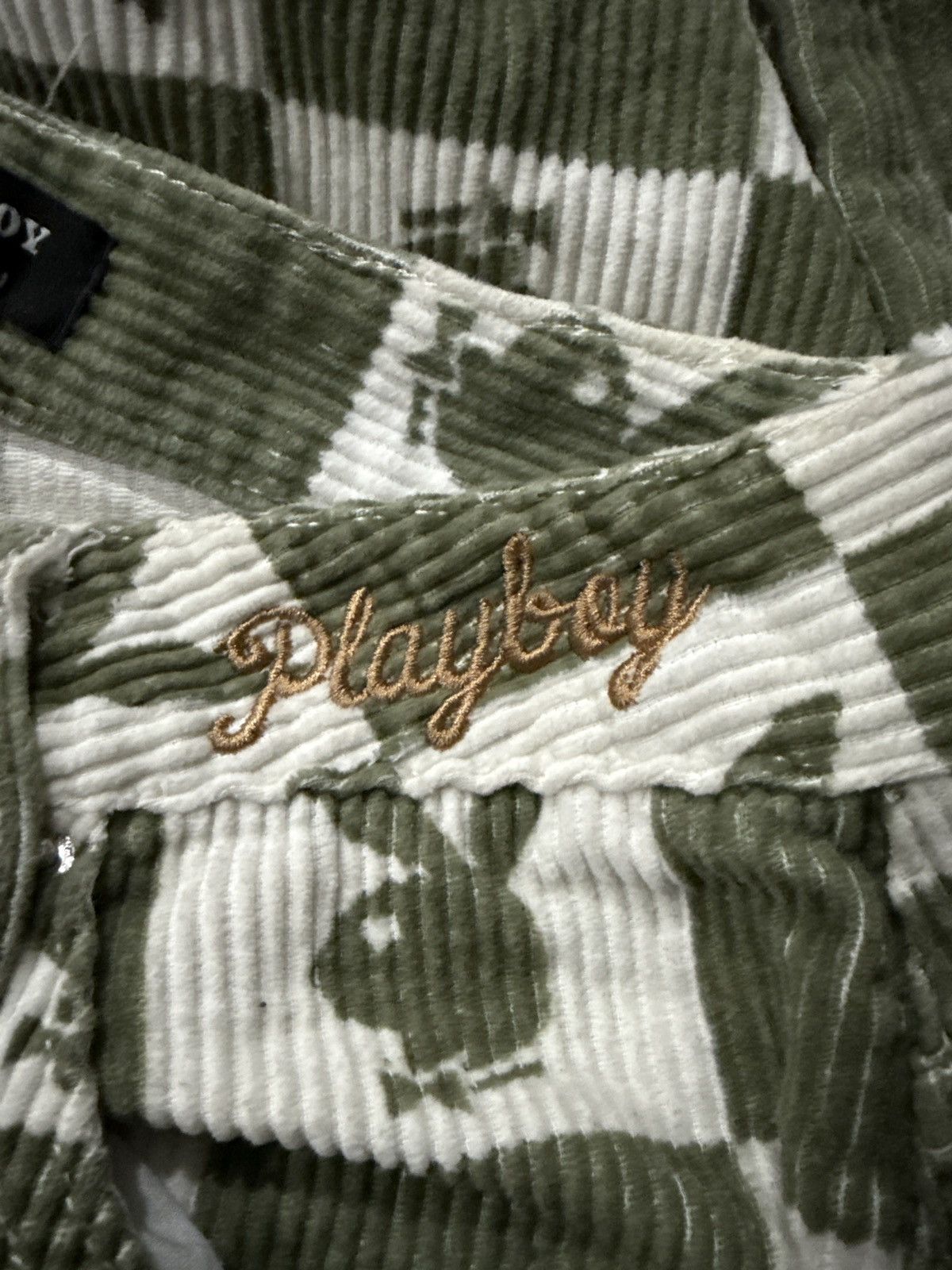 Pacsun × Playboy PLAYBOY OVERPRINT CORDUROY PANTS STRAIGHT TYPE Size US 26 / EU 42 - 8 Thumbnail