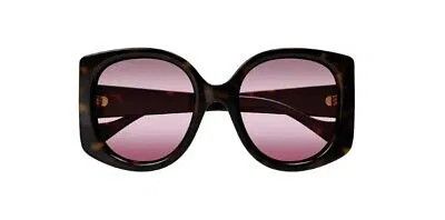 Gucci NEW GUCCI GG1257S-003 Havana Red Size ONE SIZE - 4 Thumbnail