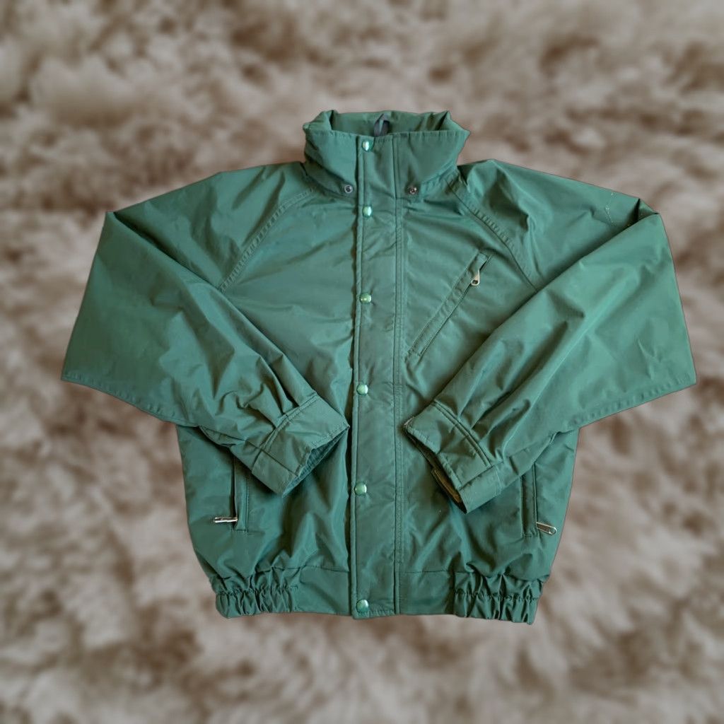 VINTAGE The North Face Forest Service Parka Jacket Mens M Green Gore-Tex GTX 90s Water Resistant Hiking Skiing Walking