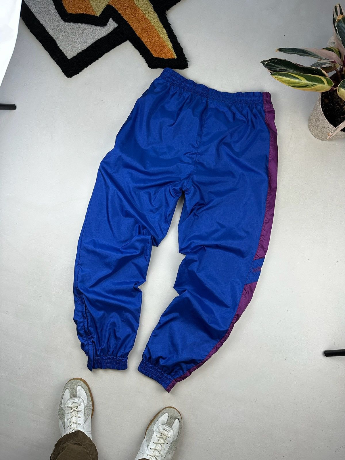 Adidas × Vintage RARE 90s Vintage Adidas Nylon Track Suit Jacket Pants techno Size US M / EU 48-50 / 2 - 20 Thumbnail