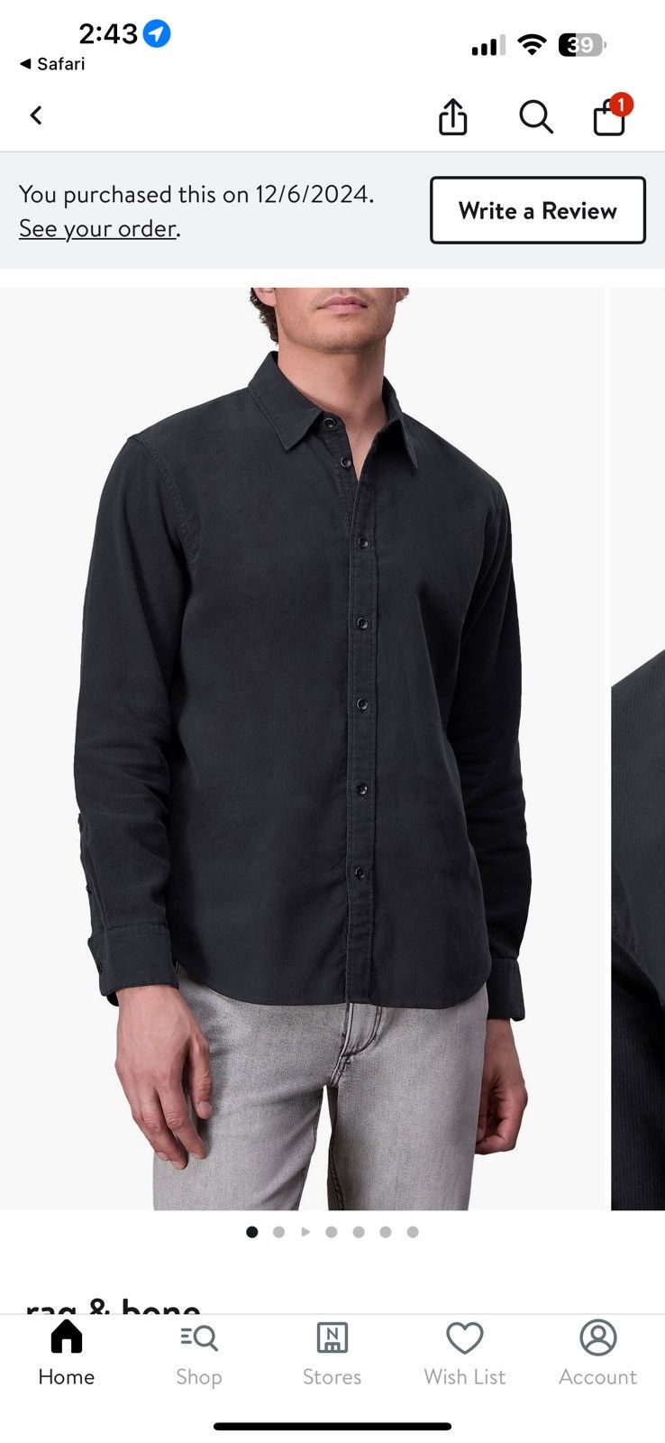 Rag & Bone Rag & Bone novelty fabric shirt $280 retal Size US L / EU 52-54 / 3 - 1 Thumbnail