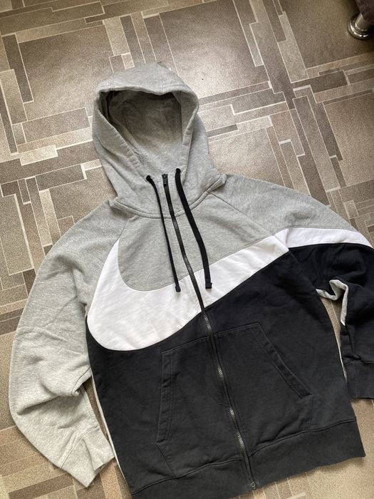 Nike big swoosh online zip hoodie