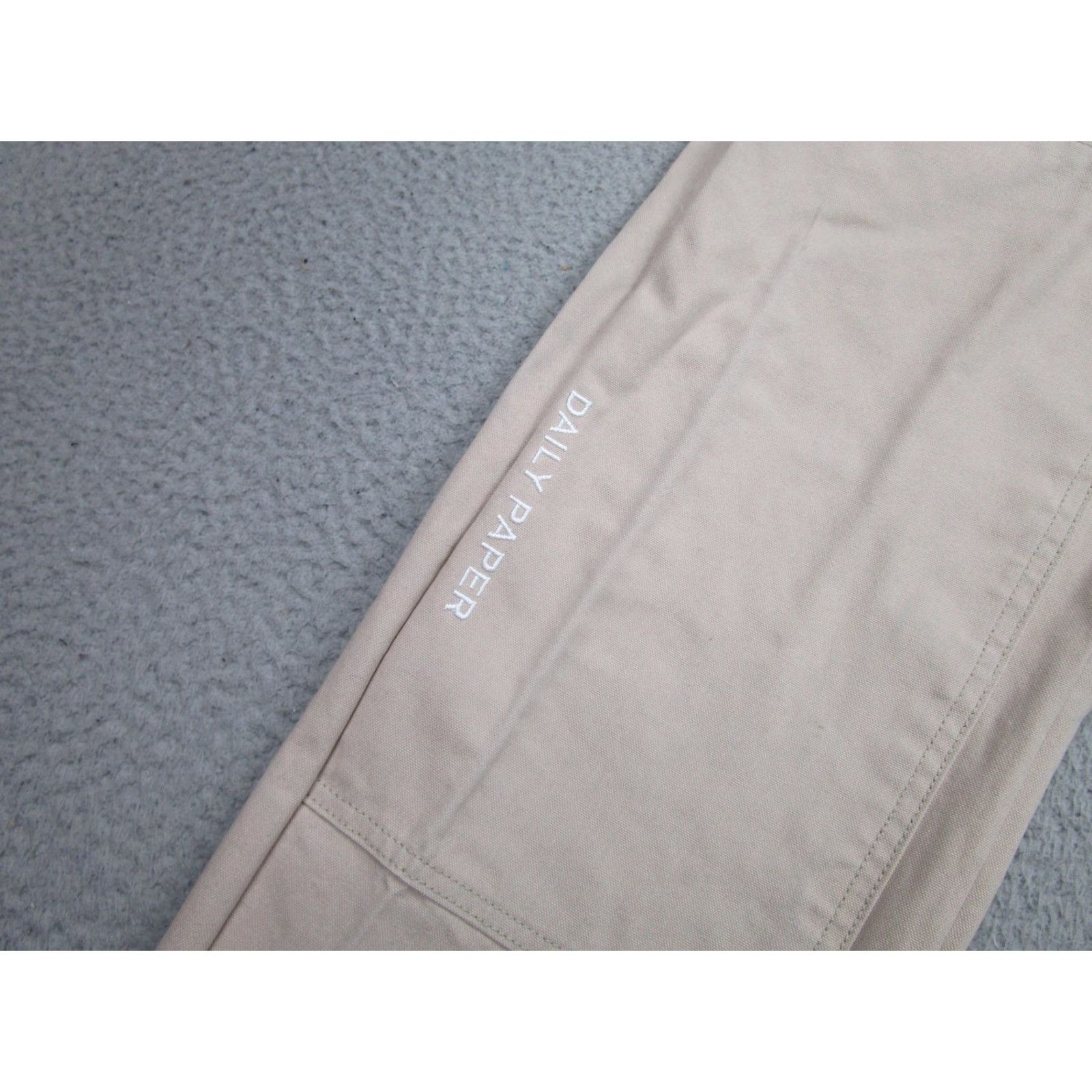 Daily Paper Daily Paper Pants Mens Small Beige Carpenter Workwear Utility Reinforced Knees Canvas Cotton Size US 29 - 5 Thumbnail