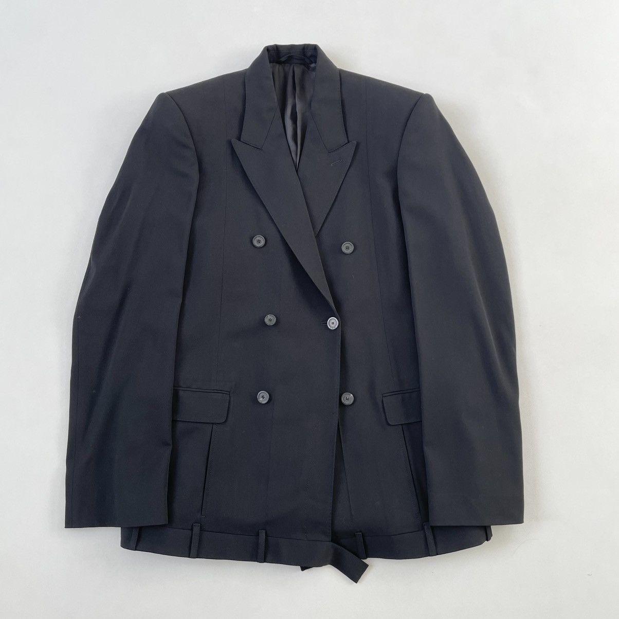 Balenciaga A/W 23 ‘Hybrid Trouser Detail’ Wool Blazer Size 40R - 3 Thumbnail