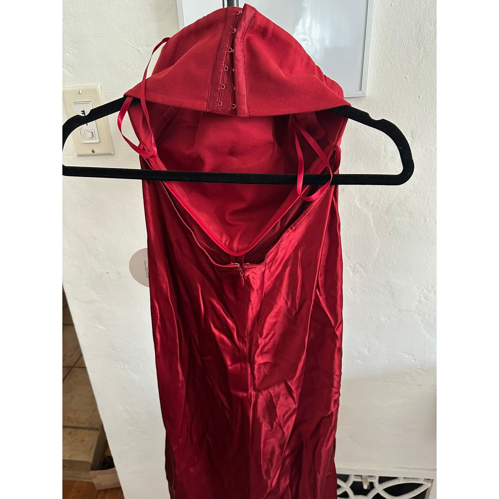 Staud STAUD Midi Wayfaring Dress Rouge 6 Size M / US 6-8 / IT 42-44 - 2 Thumbnail