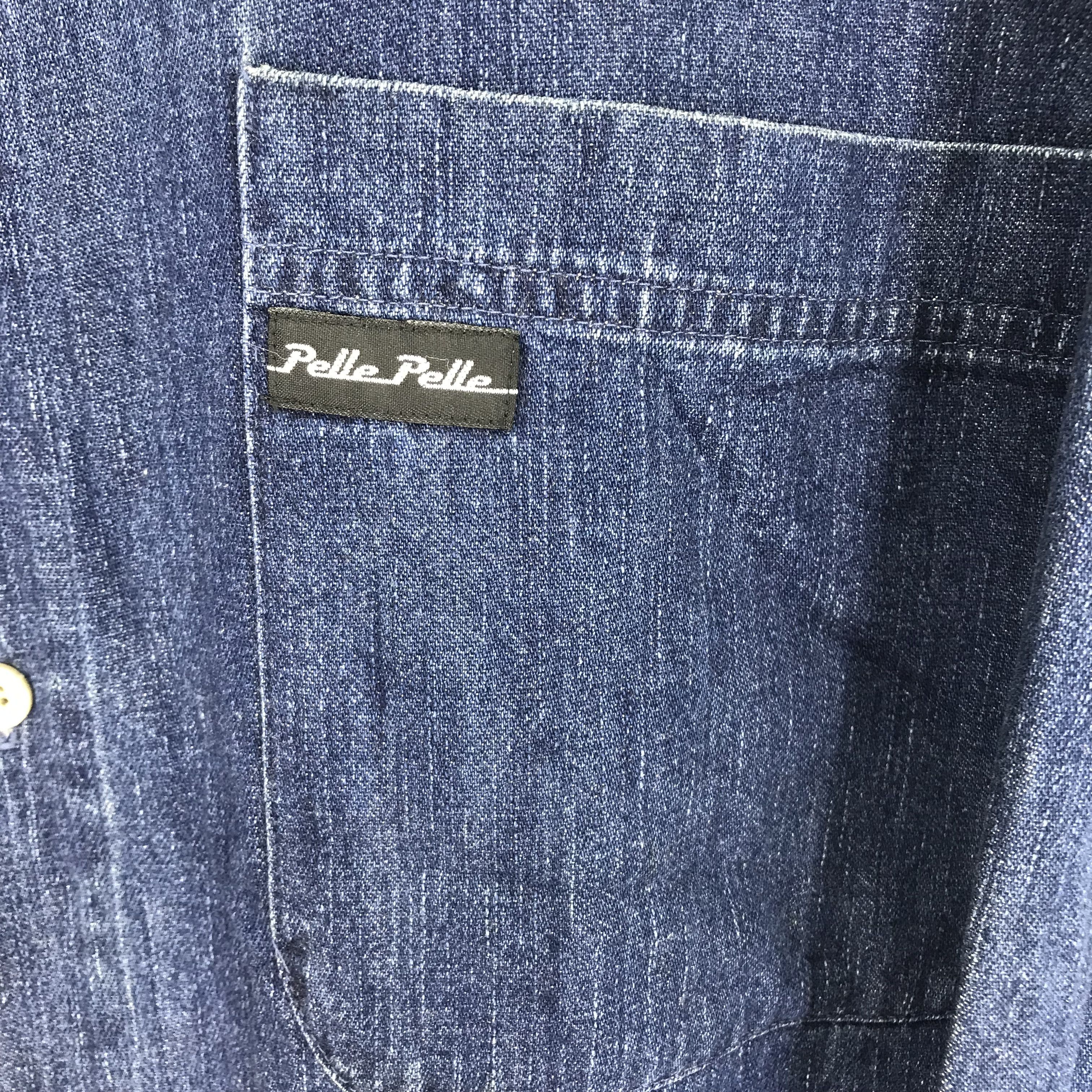Marc Buchanan Vintage Pelle Pelle Marc Buchanan Indigo Blue Jeans Hip Hop Size US L / EU 52-54 / 3 - 5 Thumbnail