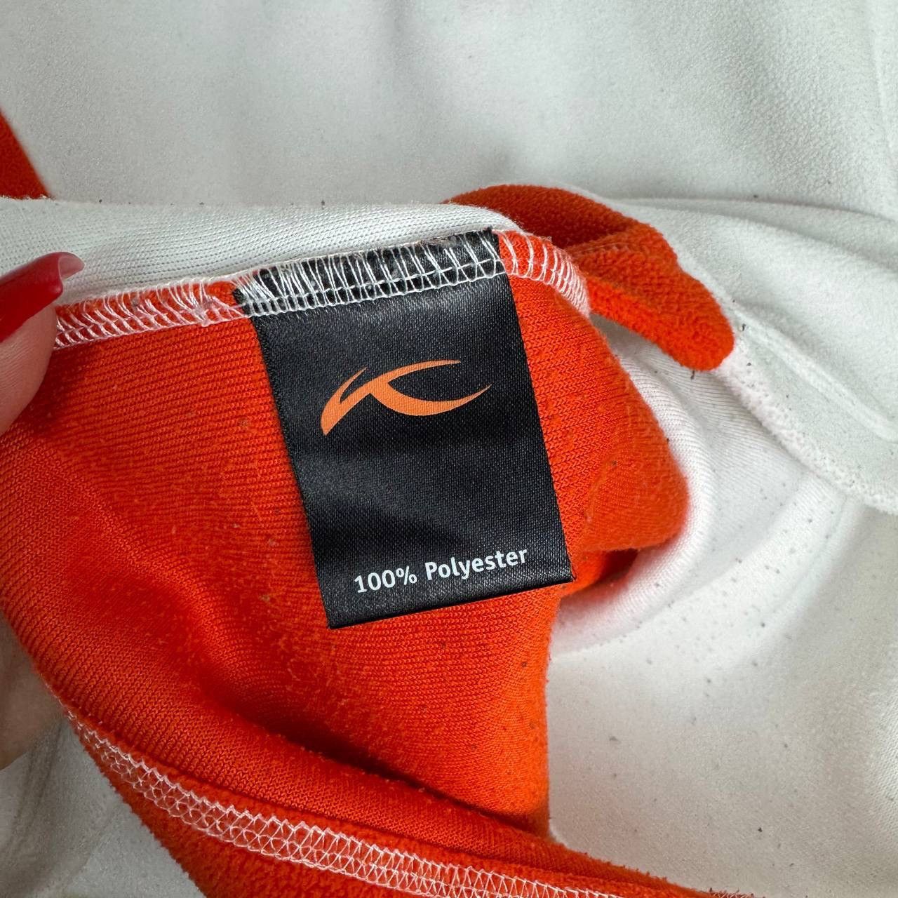 KJUS KJUS Half Zip Fleece Pullover White Red Colorblock Size 44 Size US S / EU 44-46 / 1 - 4 Thumbnail