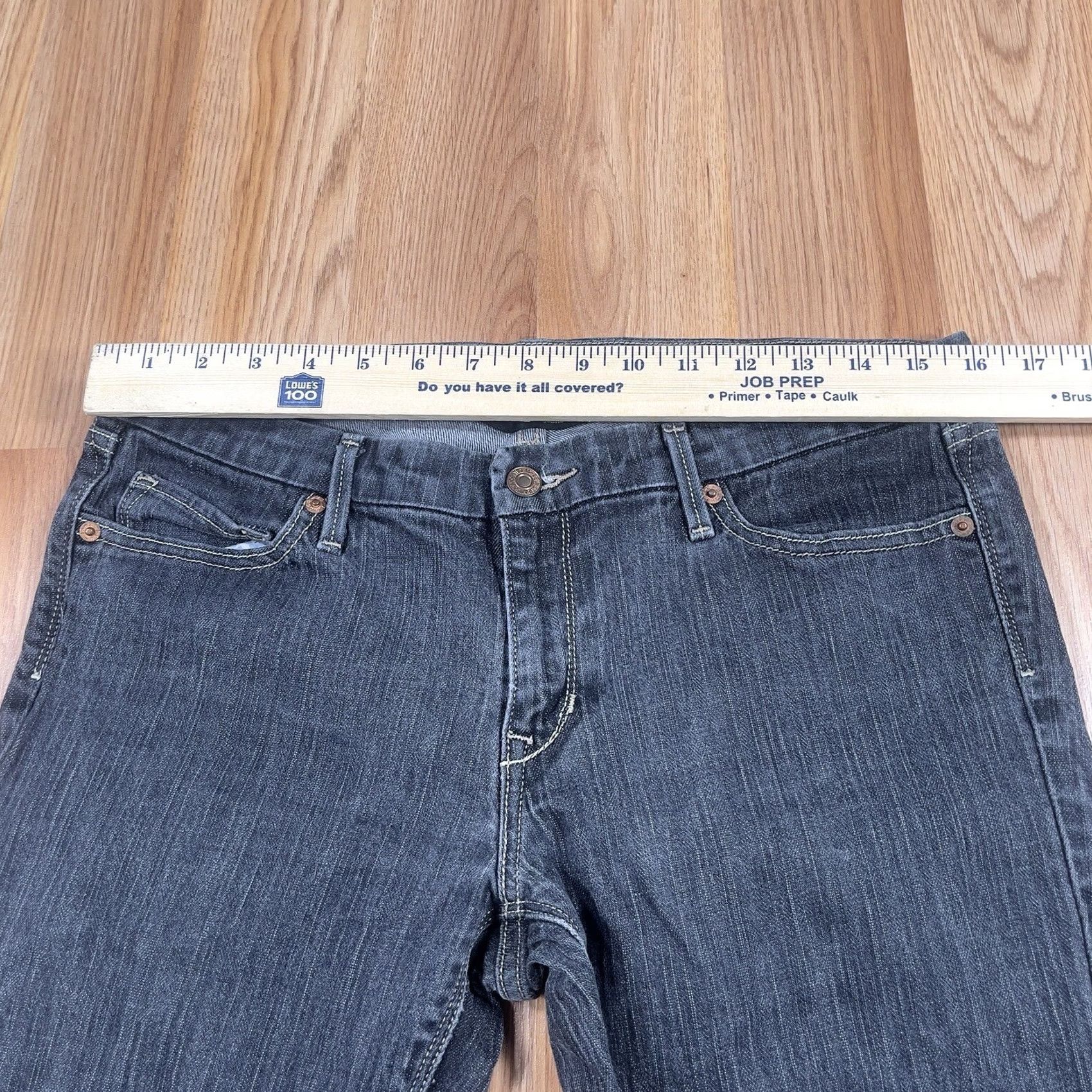 Levi's Levi's Jeans Womens 13M 421 Skinny Stretch Black Denim MidRise The Original Jean Size 34" / US 12 / IT 48 - 4 Thumbnail