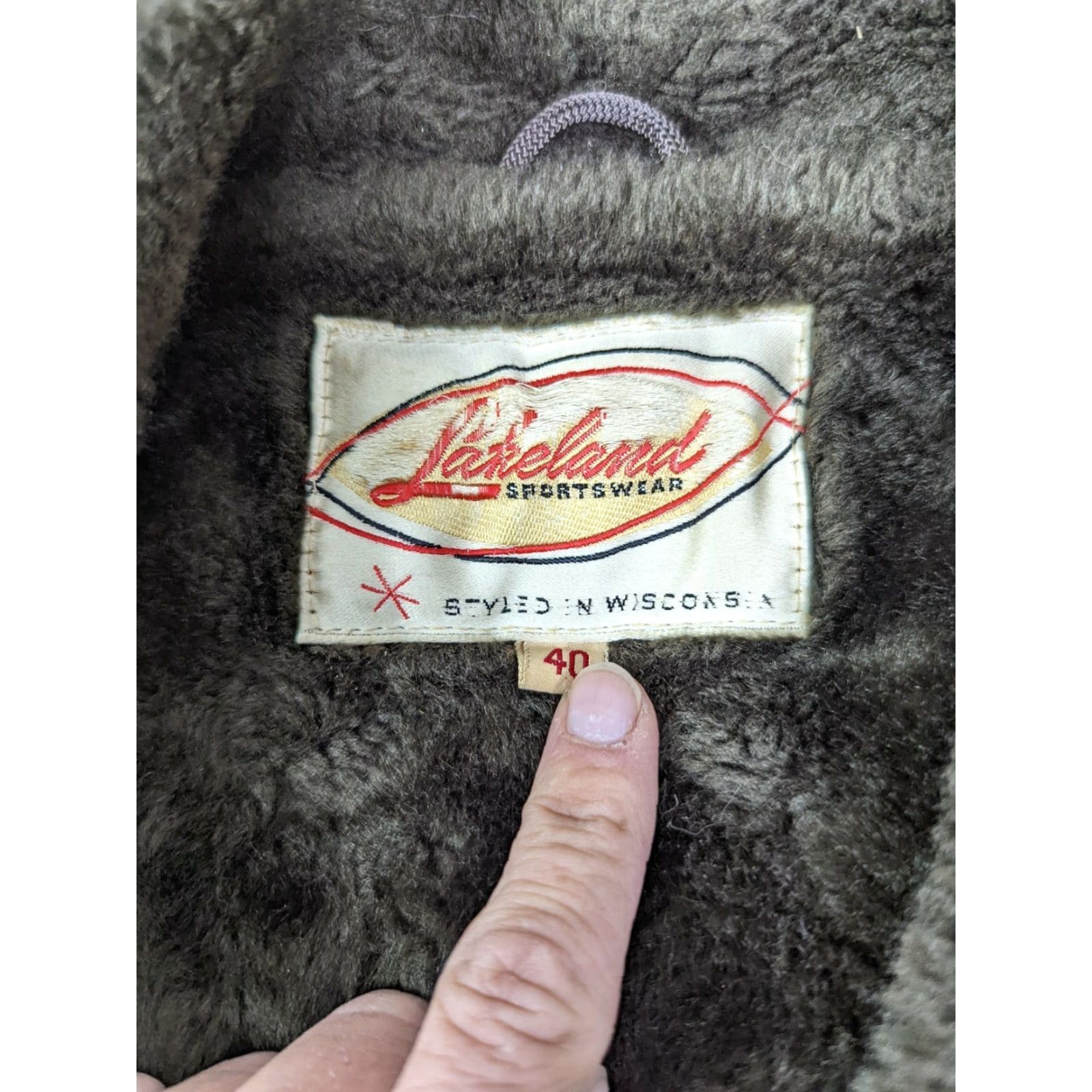 Vintage VINTAGE Lakeland Leather Jacket Mens Brown 40 M Western Trench Coat 70s 60s Car Rancher Coat Size US M / EU 48-50 / 2 - 3 Thumbnail