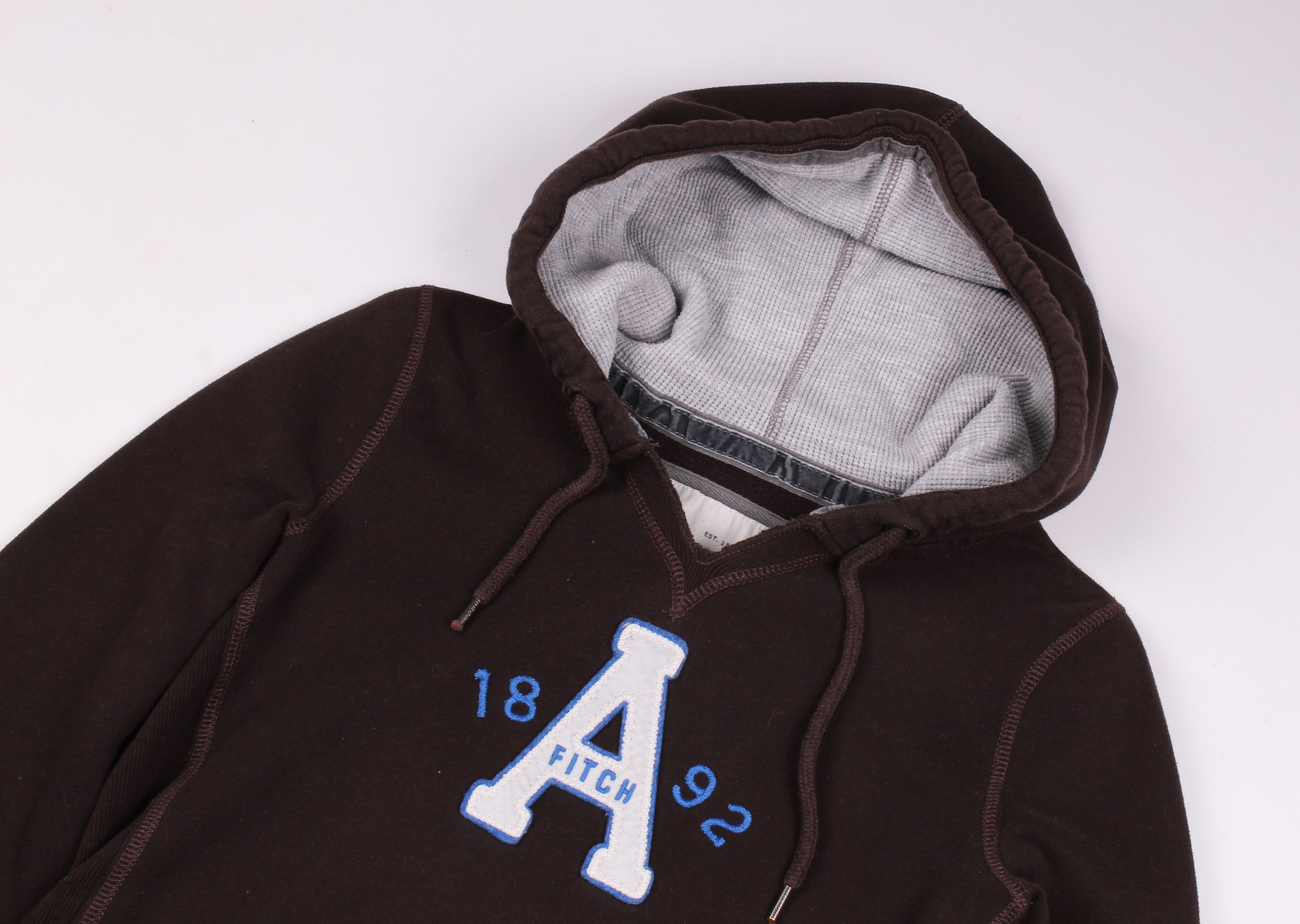 Abercrombie & Fitch × Vintage Vintage Abercrombie & Fitch Y2K Brown Hoodie Size S / US 4 / IT 40 - 2 Thumbnail