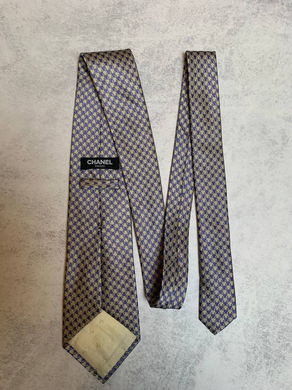 Chanel 90S Silk Tie Vintage Size ONE SIZE - 6 Thumbnail