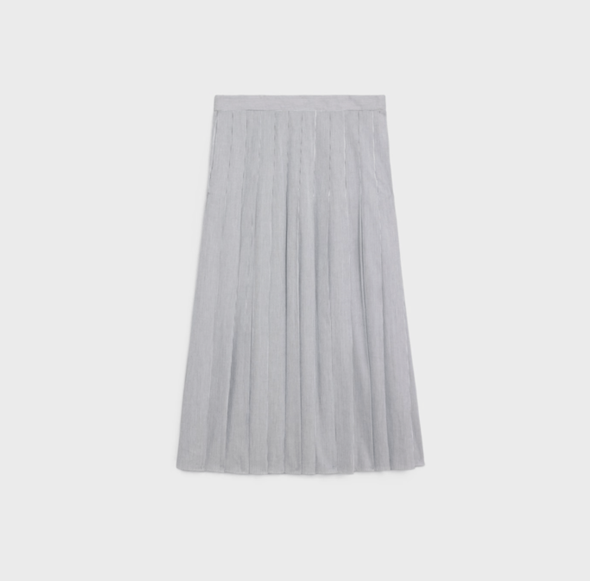 image of Celine O1Bcso1Str0224 2J441191I.01Wb Skirt In White/black, Women's (Size 38)