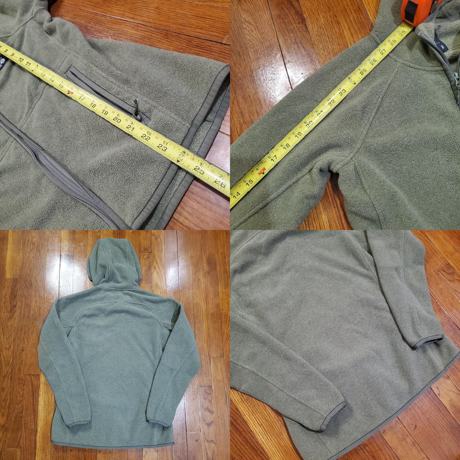 Mountain Hardwear Mountain Hardwear Jacket Women Small Green Fleece Full Zip Hooded Outdoors Size S / US 4 / IT 40 - 8 Thumbnail