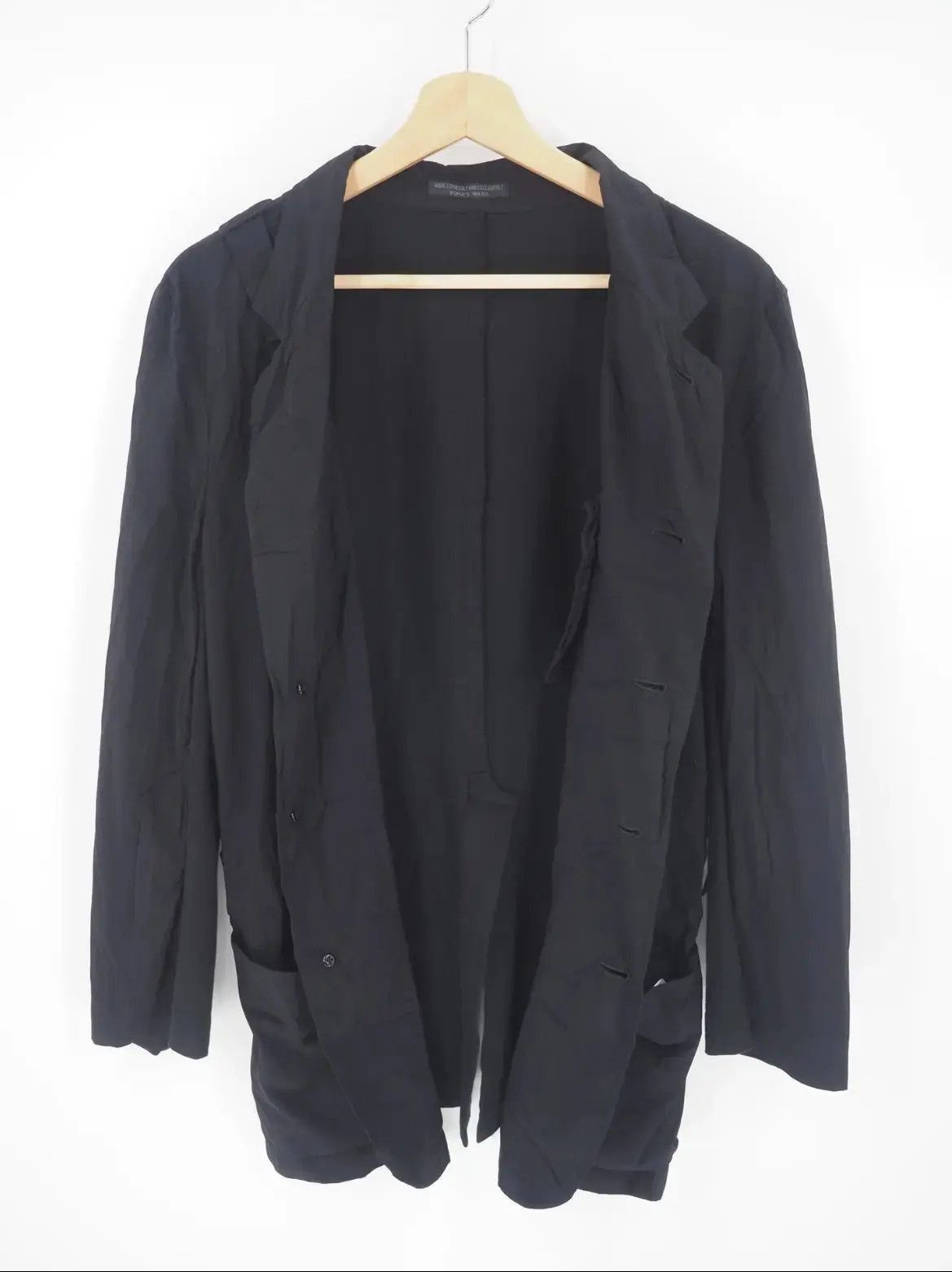 Yohji Yamamoto Yohji Yamamoto Yohji Yamamoto 10SS Nylone Blazer Jacket-25 Size US L / EU 52-54 / 3 - 3 Thumbnail