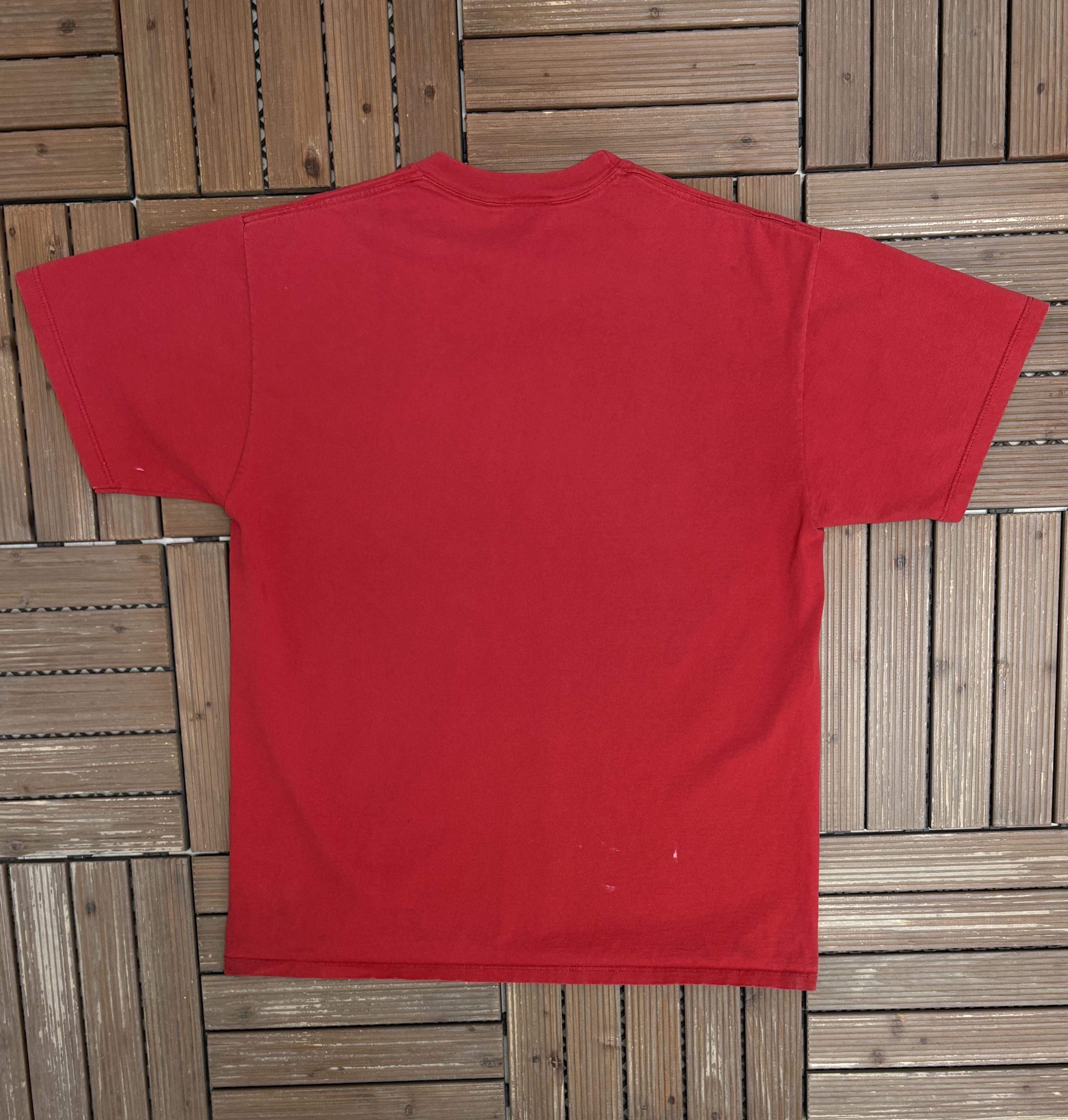 Vintage Bradley Braves Spell Out Vintage Red T-Shirt Tee Size US XL / EU 56 / 4 - 4 Thumbnail