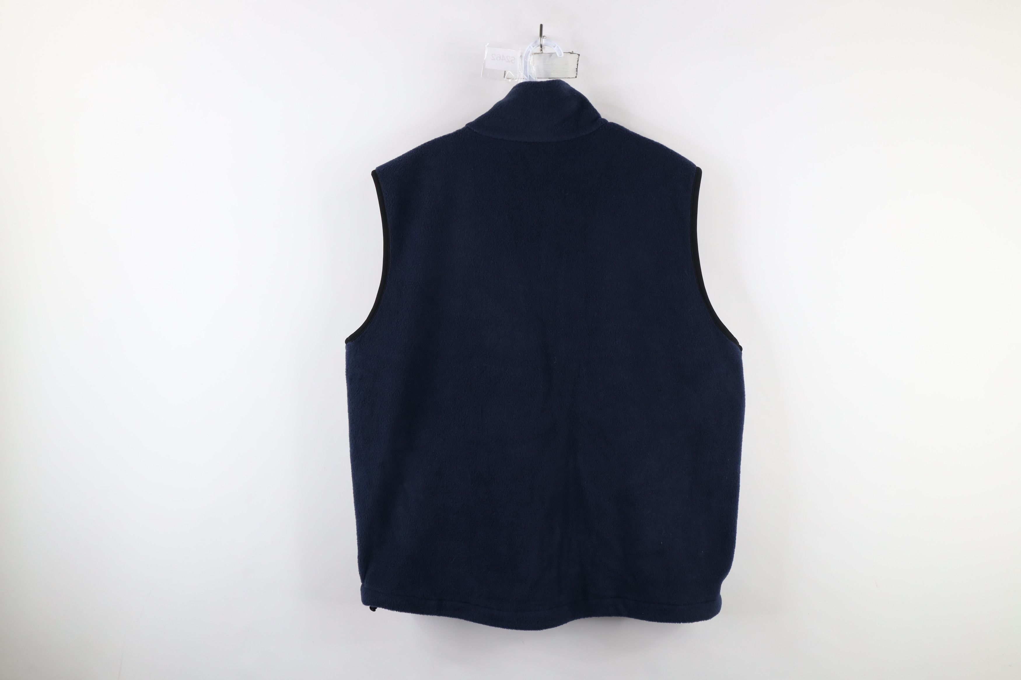 Vintage × Woolrich Woolen Mills Vintage Woolrich Blank Full Zip Fleece Vest Jacket Navy Blue Size US L / EU 52-54 / 3 - 10 Thumbnail