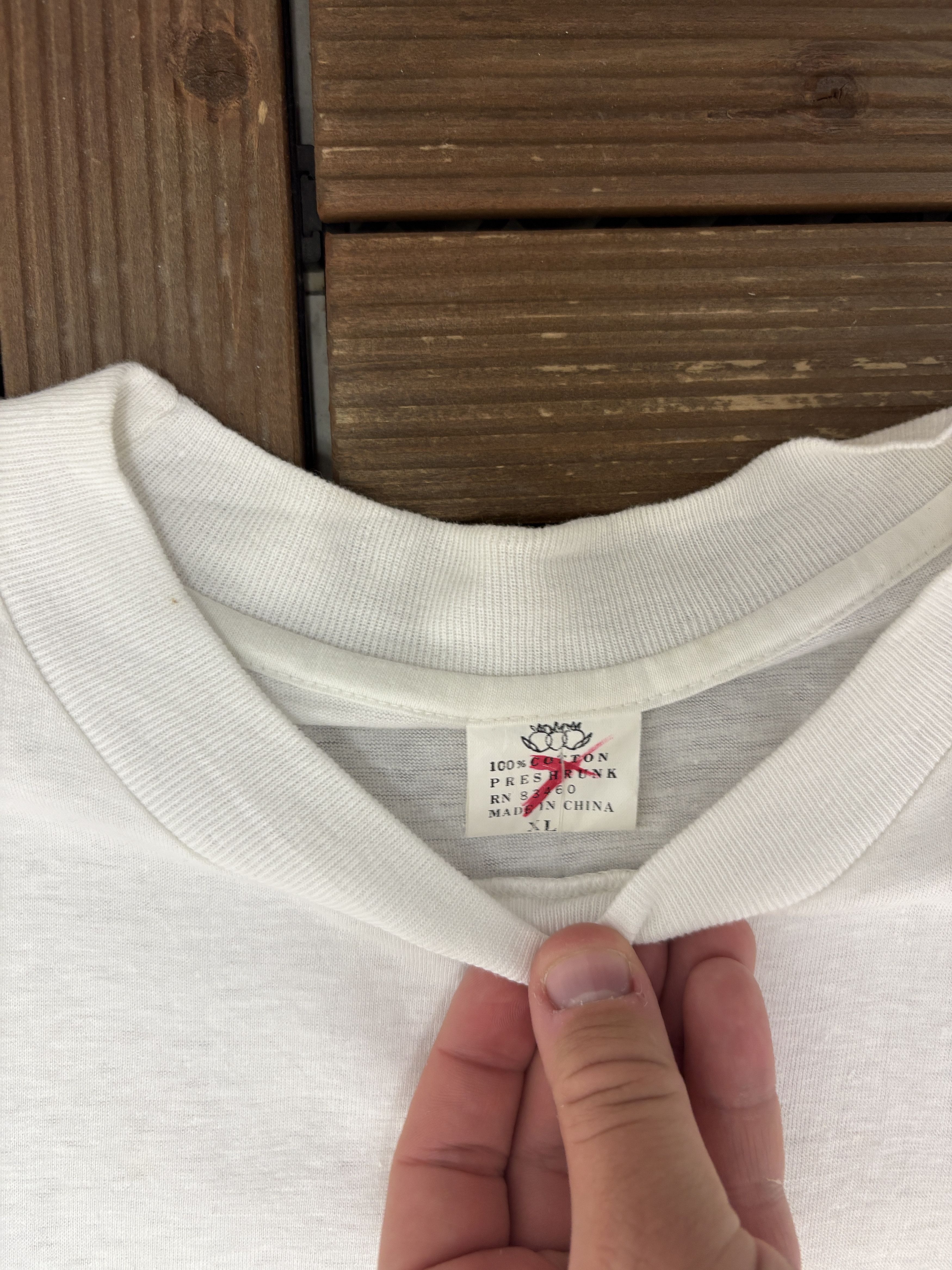 Vintage Friends Sitcom Vintage 90s White Promo T-Shirt Tee Size US XL / EU 56 / 4 - 6 Thumbnail