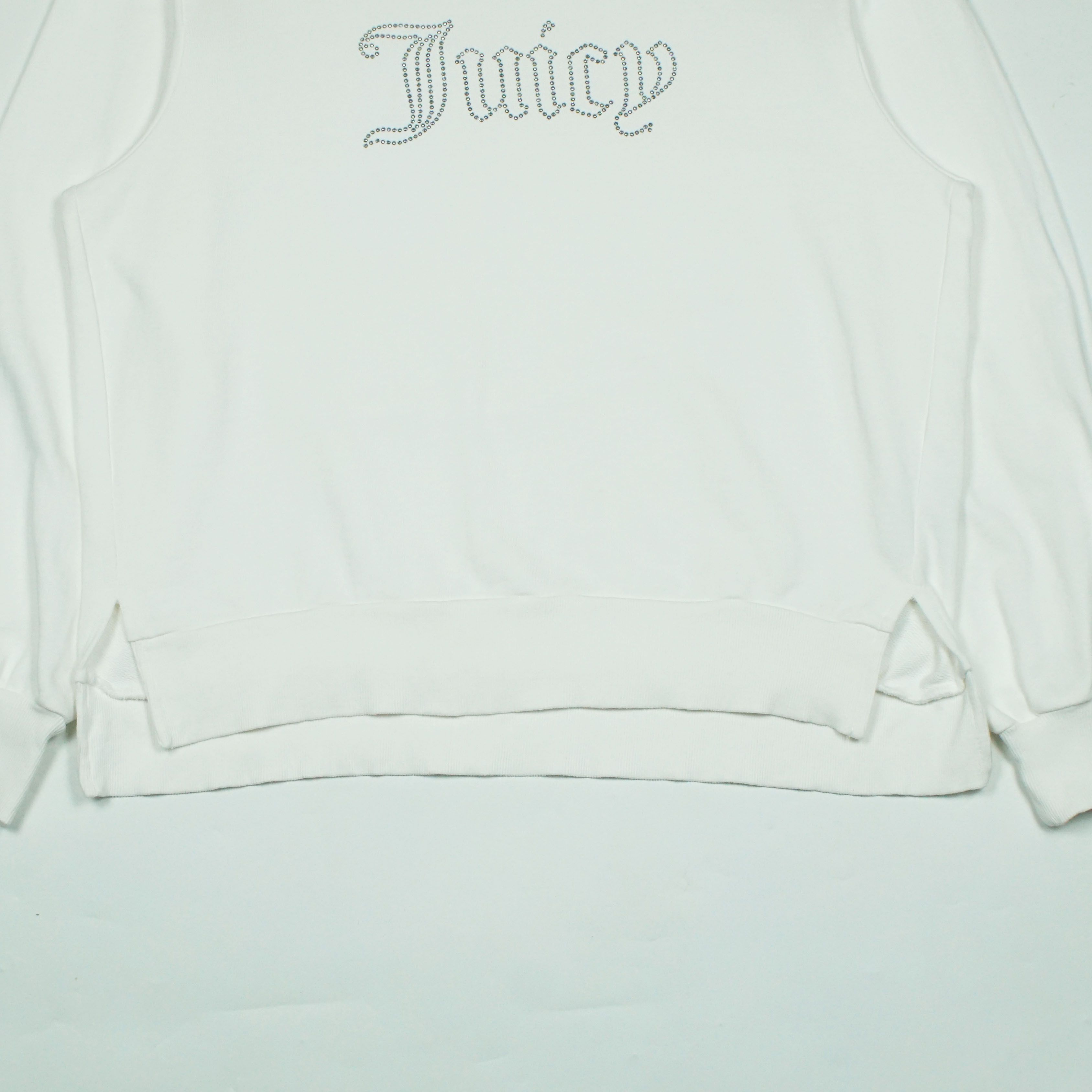 Juicy Couture *NoTariff Juicy Couture Rhinestone Sweatshirt Size L / US 10 / IT 46 - 4 Thumbnail