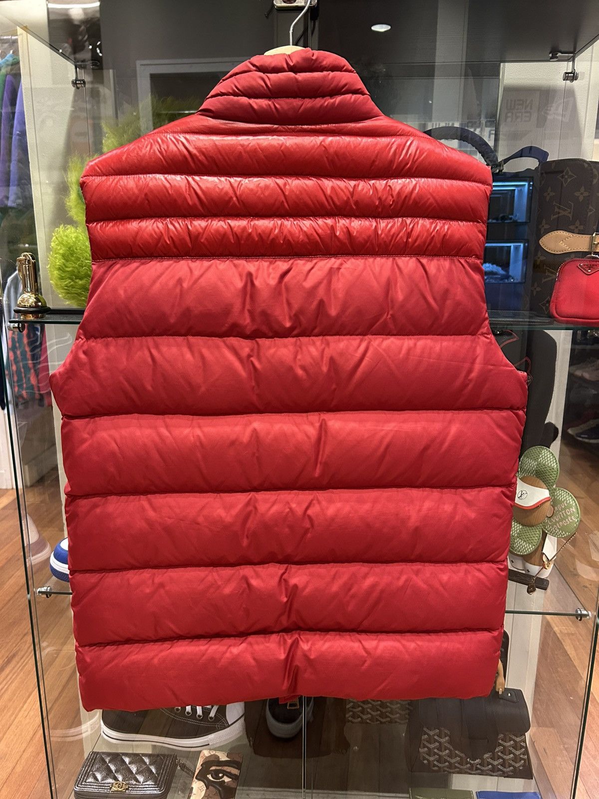 Moncler Moncler Dupres Gilet Red Puffer Vest Size US XL / EU 56 / 4 - 2 Thumbnail